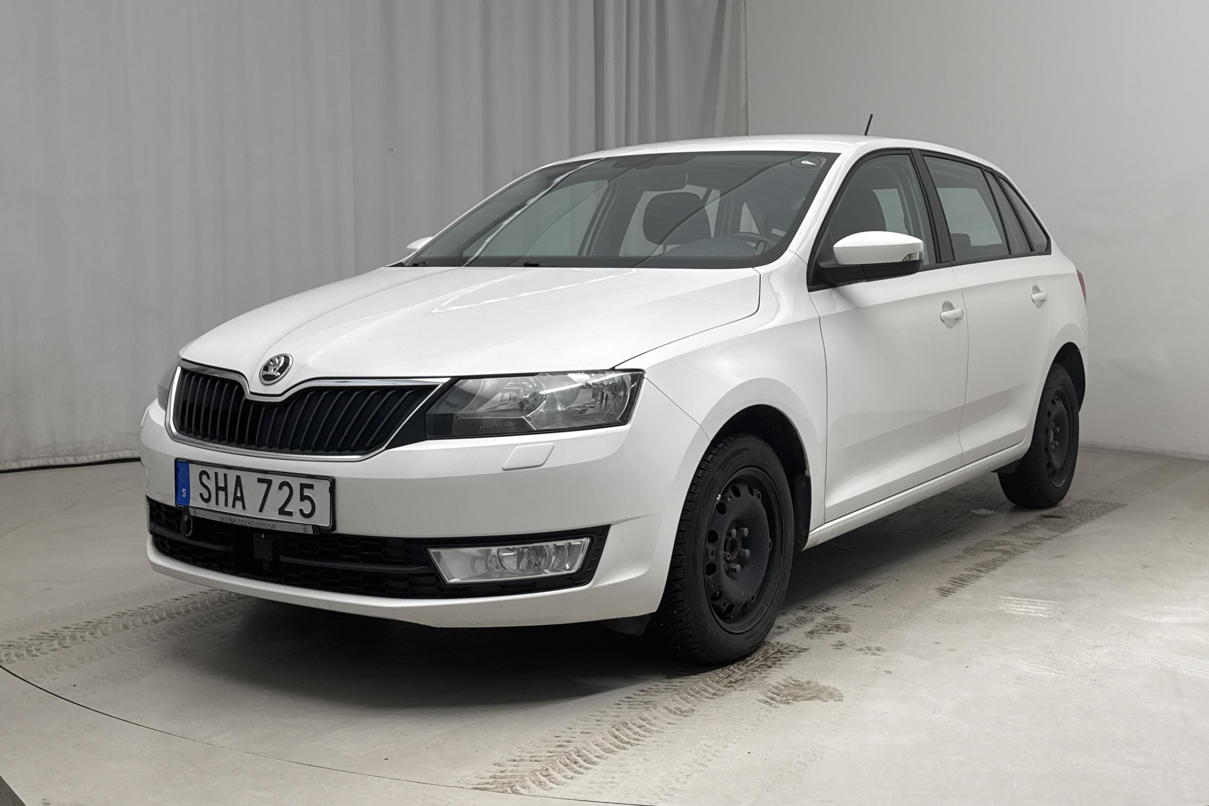 Skoda Rapid 1.4 TDI Spaceback (90hk) - 102 460 km - Manualna - biały - 2016