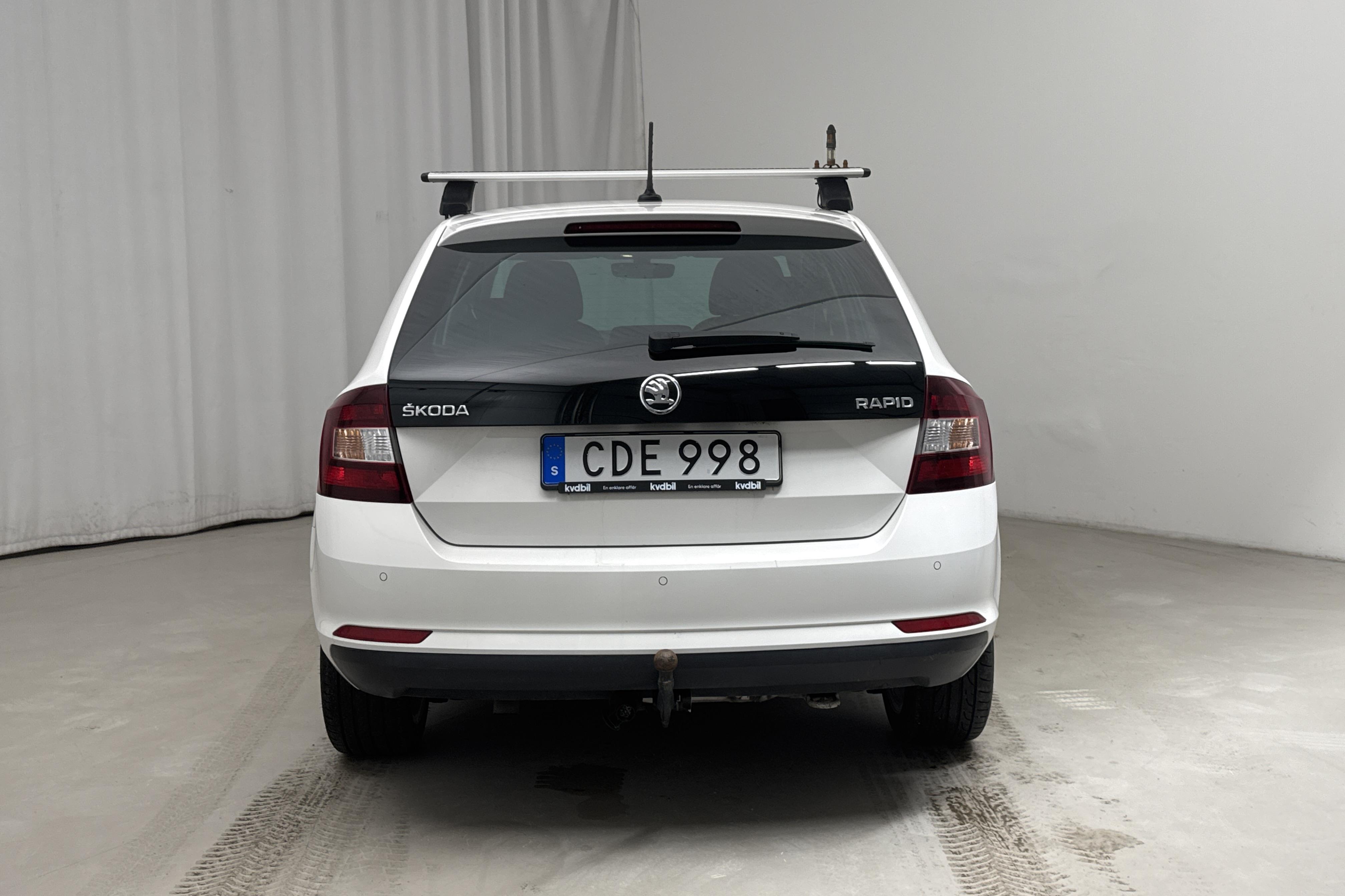 Skoda Rapid 1.4 TDI Spaceback (90hk) - 116 150 km - Manual - white - 2018