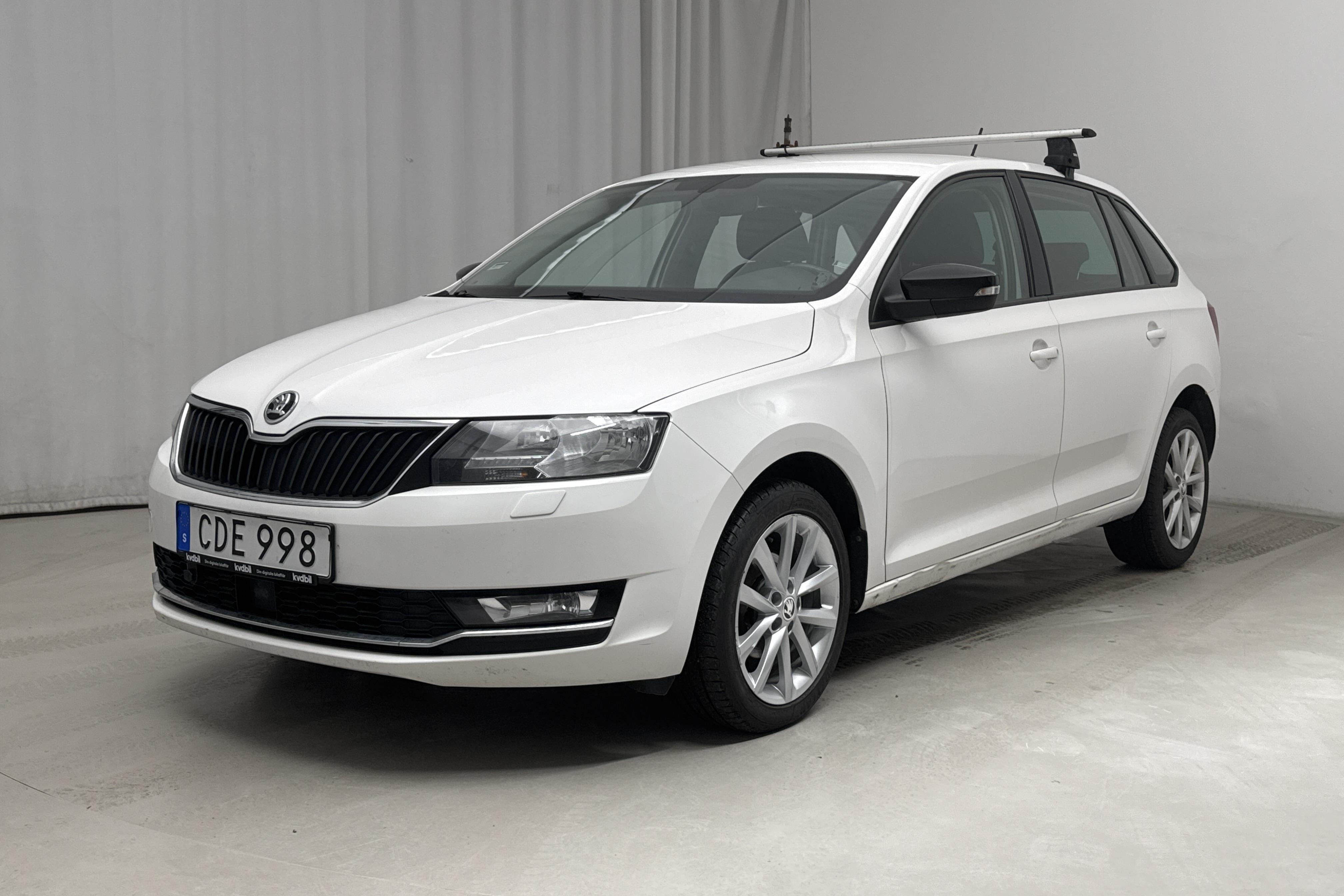 Skoda Rapid 1.4 TDI Spaceback (90hk) - 116 150 km - Manual - white - 2018