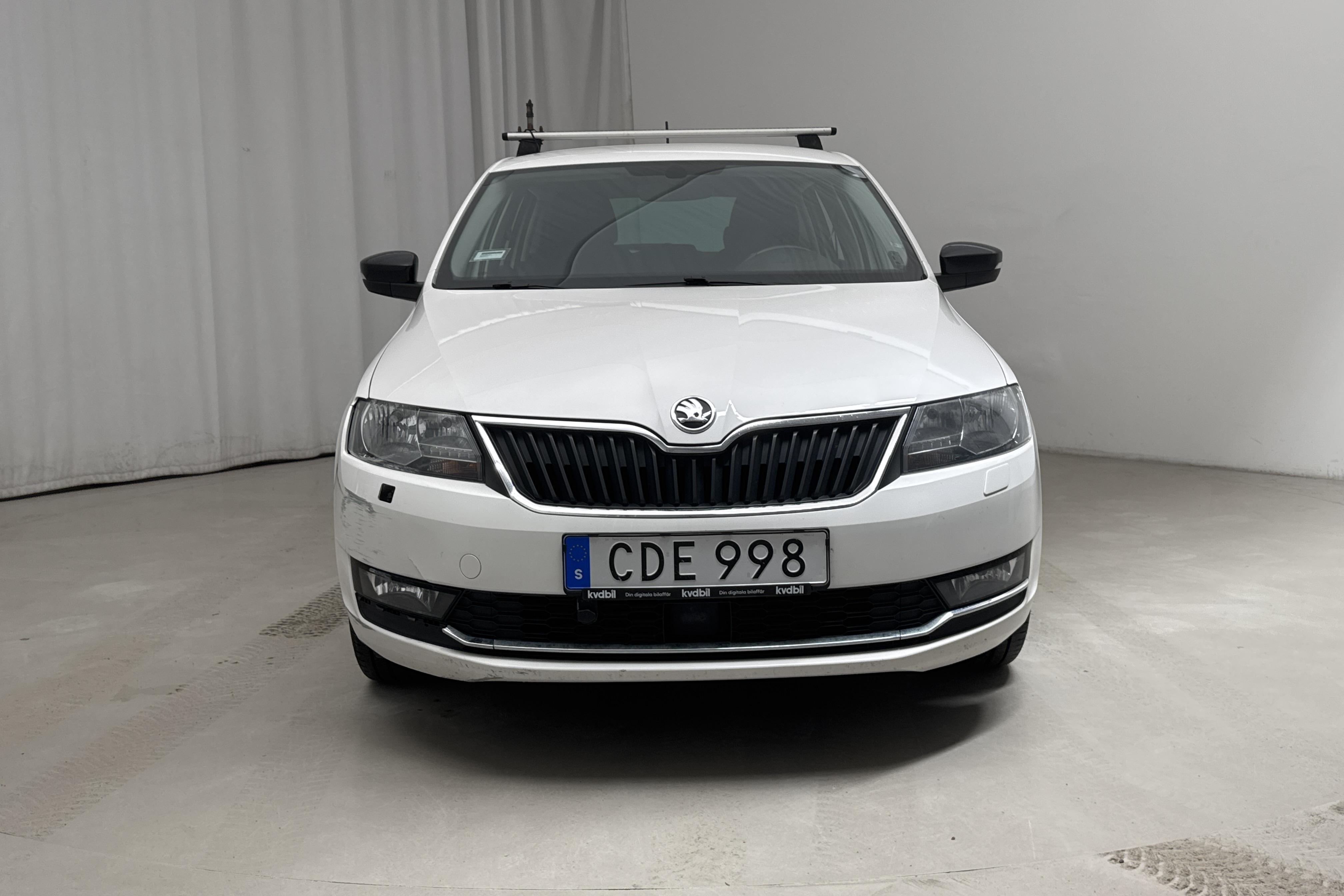 Skoda Rapid 1.4 TDI Spaceback (90hk) - 116 150 km - Manual - white - 2018