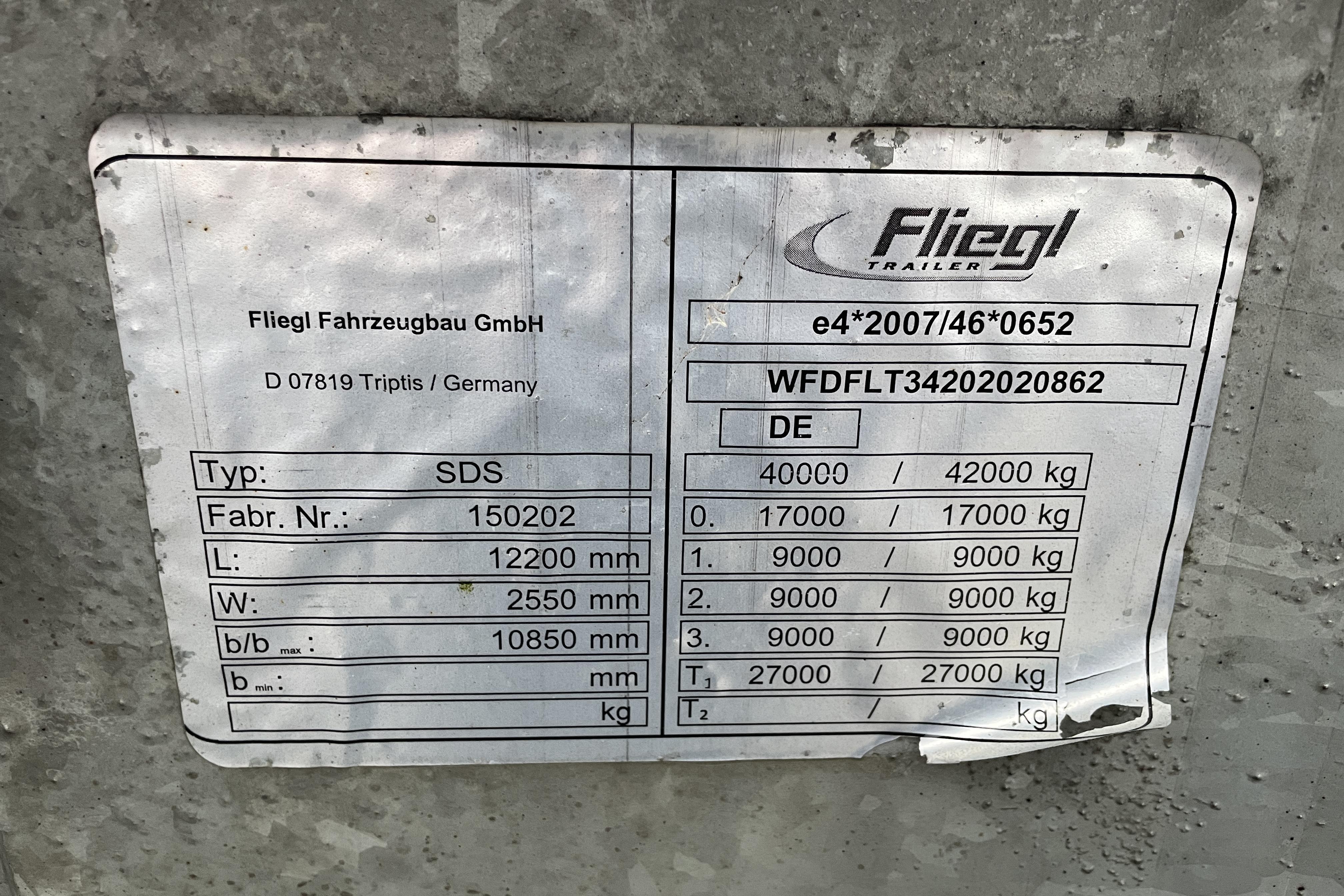 FLIEGL SDS 420 - 0 km - szary - 2017