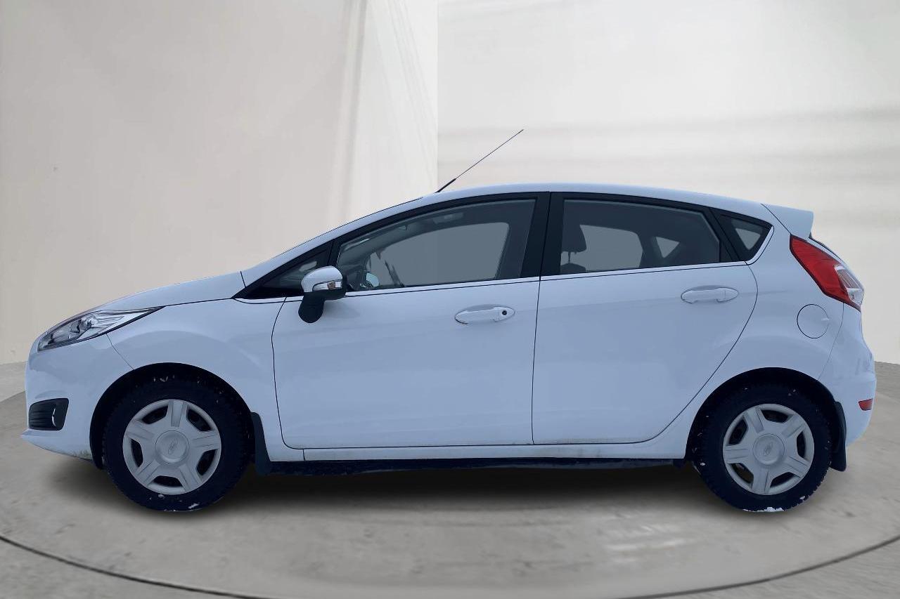 Ford Fiesta 1.0T EcoBoost 5dr (100hk) - 26 620 km - Automatyczna - biały - 2016