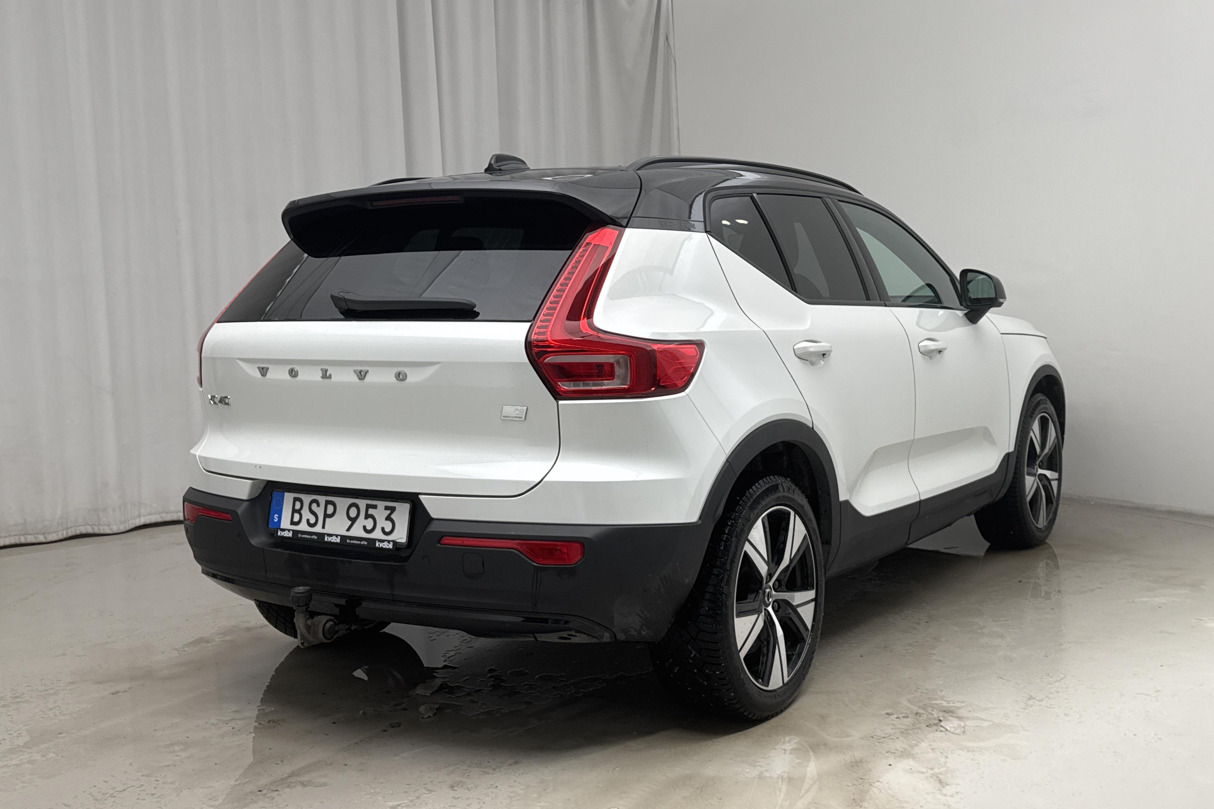 Volvo XC40 P8 Recharge Twin AWD (408hk) - 40 990 km - Automatic - white - 2021