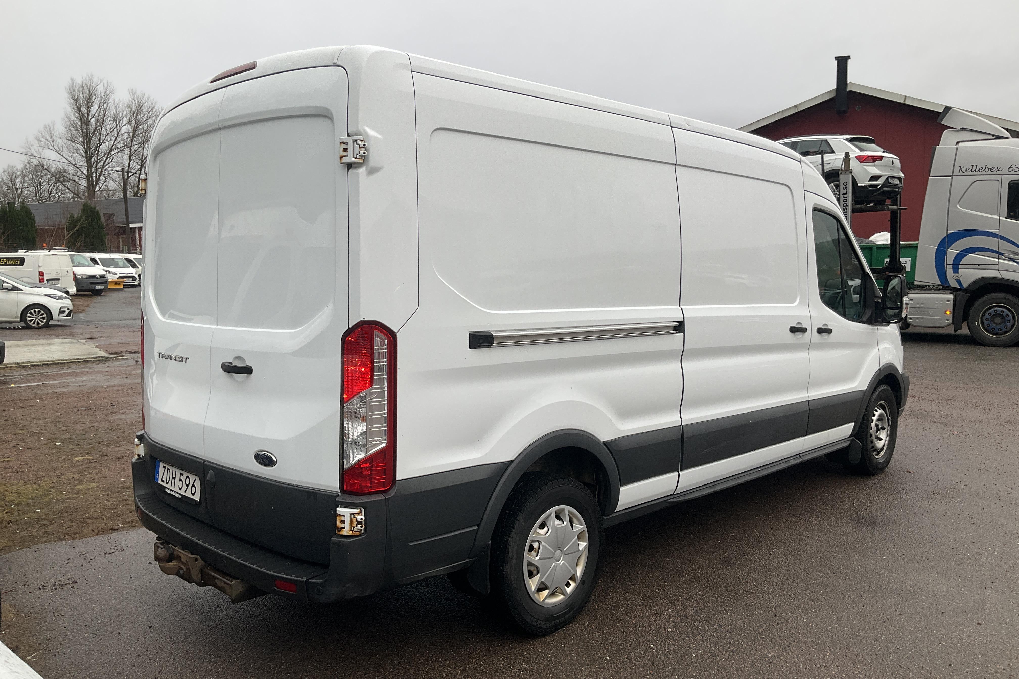 Ford Transit 350 2.0 TDCi 2WD Skåp (170hk) - 14 083 mil - Manuell - vit - 2018