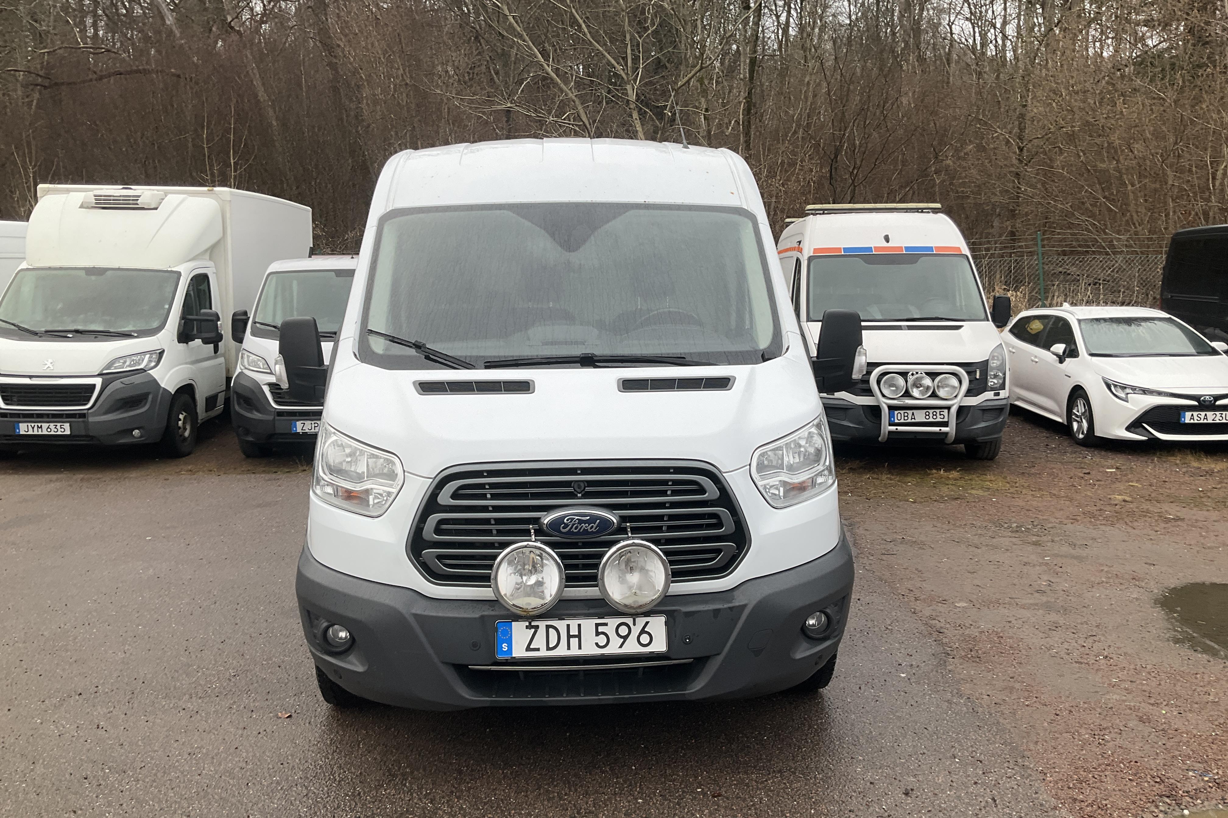 Ford Transit 350 2.0 TDCi 2WD Skåp (170hk) - 14 083 mil - Manuell - vit - 2018