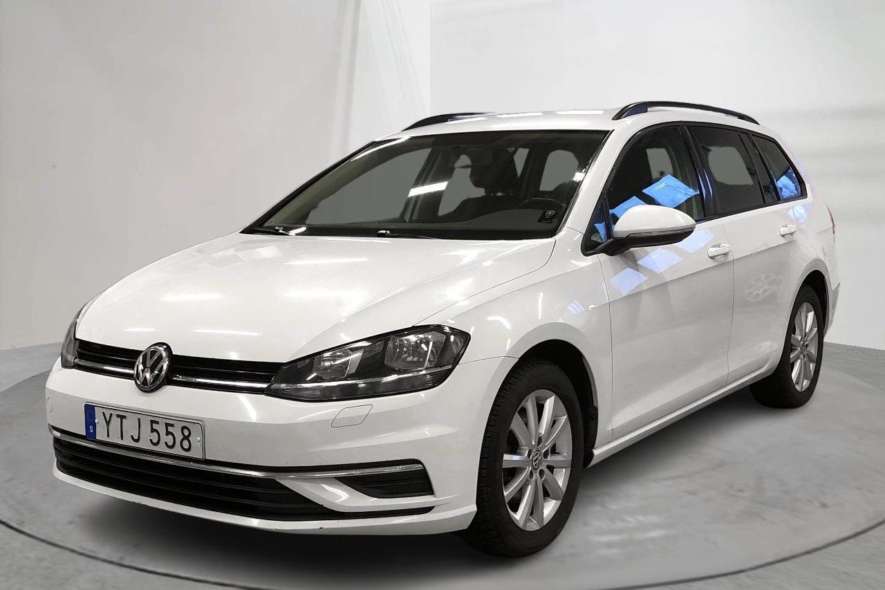 VW Golf VII 1.6 TDI Sportscombi (115hk) - 102 400 km - Automaatne - valge - 2018