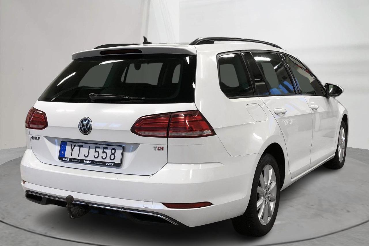 VW Golf VII 1.6 TDI Sportscombi (115hk) - 102 400 km - Automaatne - valge - 2018