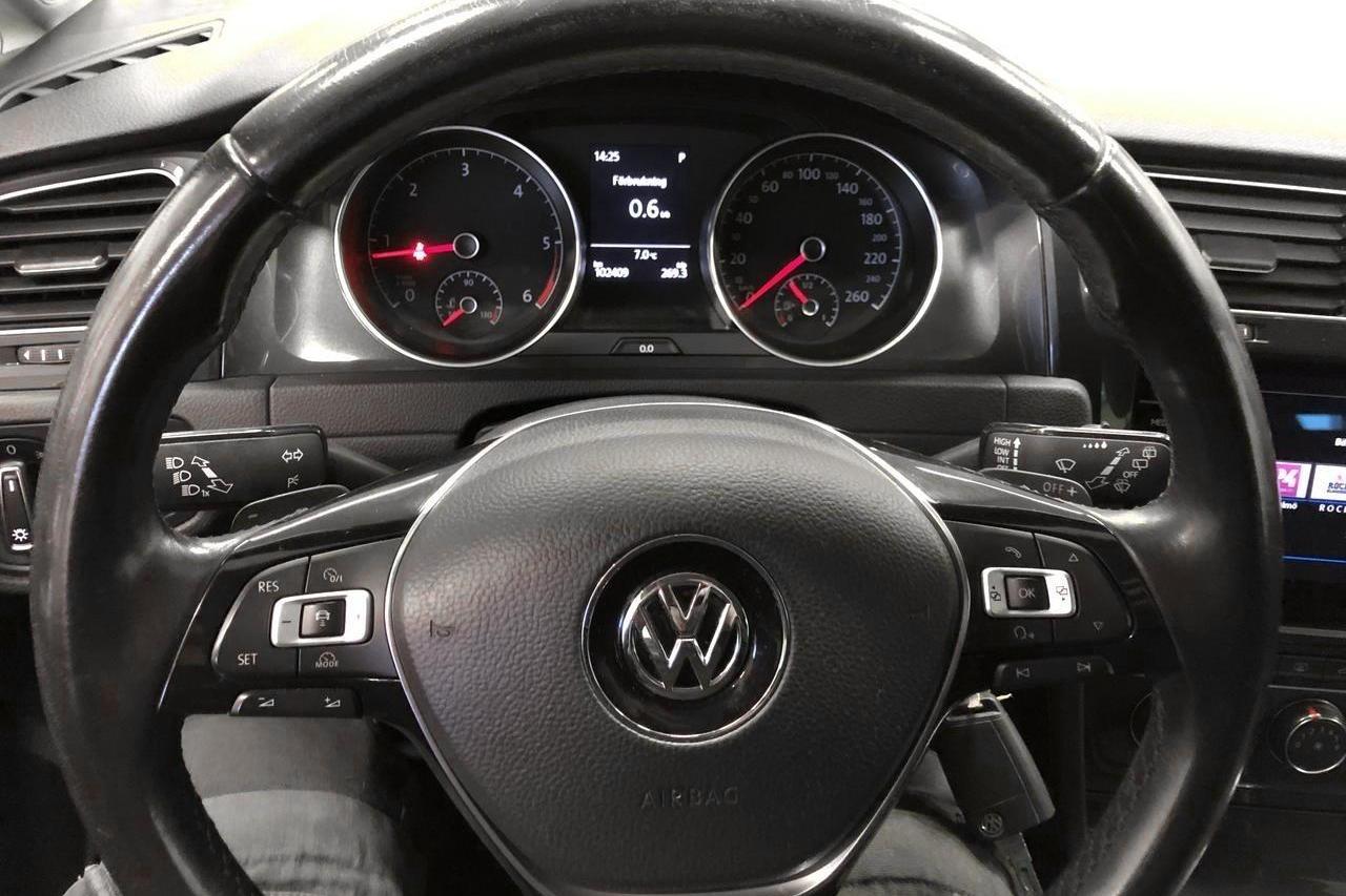 VW Golf VII 1.6 TDI Sportscombi (115hk) - 102 400 km - Automaatne - valge - 2018