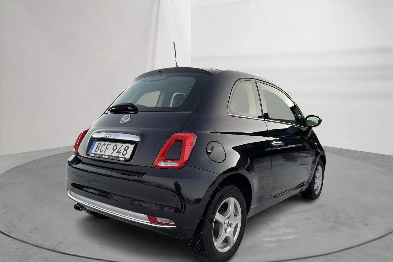 Fiat 500 1.2 (69hk) - 11 053 mil - Manuell - svart - 2016