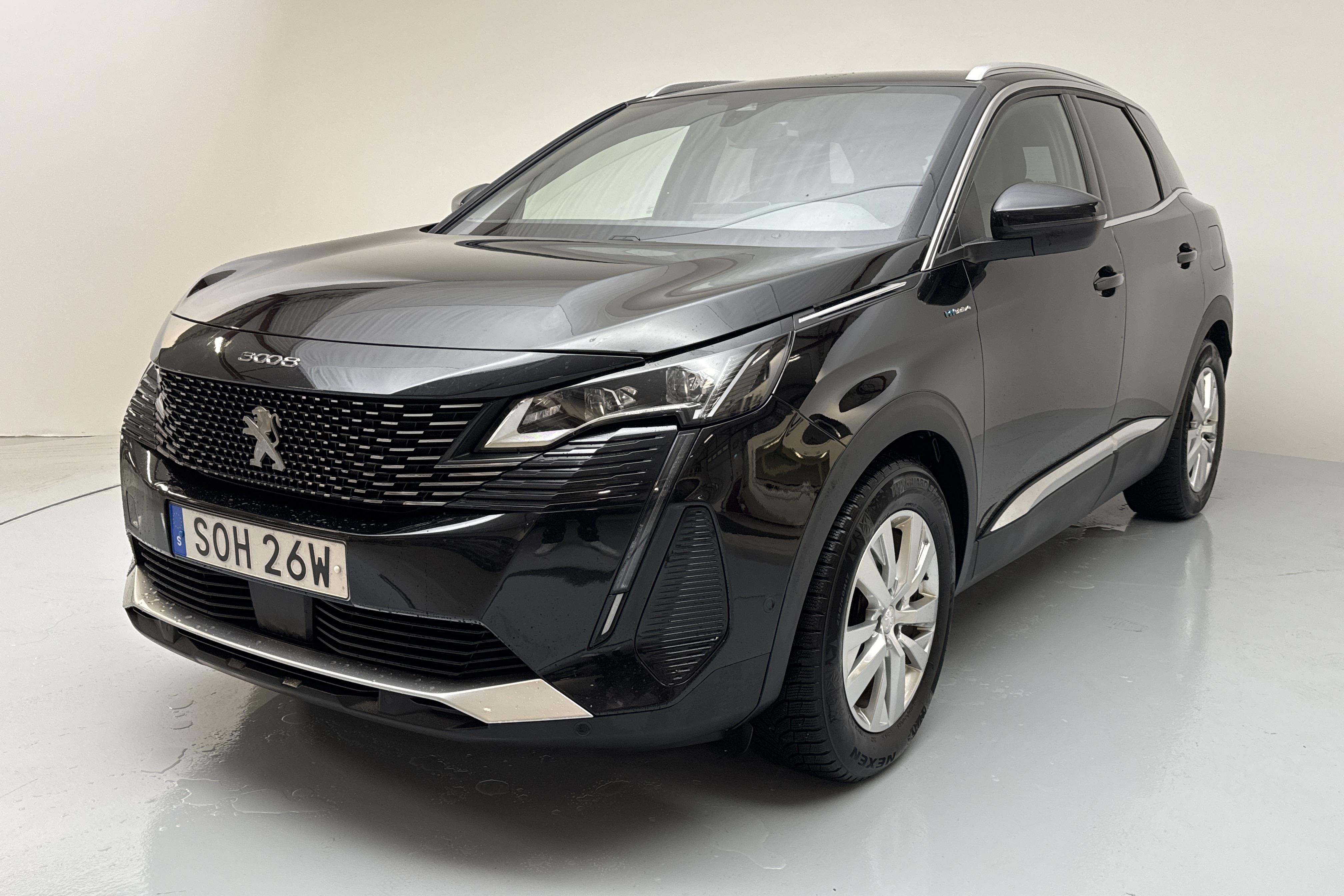 Peugeot 3008 1.6 Plug-in Hybrid 4 (300hk) - 56 770 km - Automatic - black - 2021