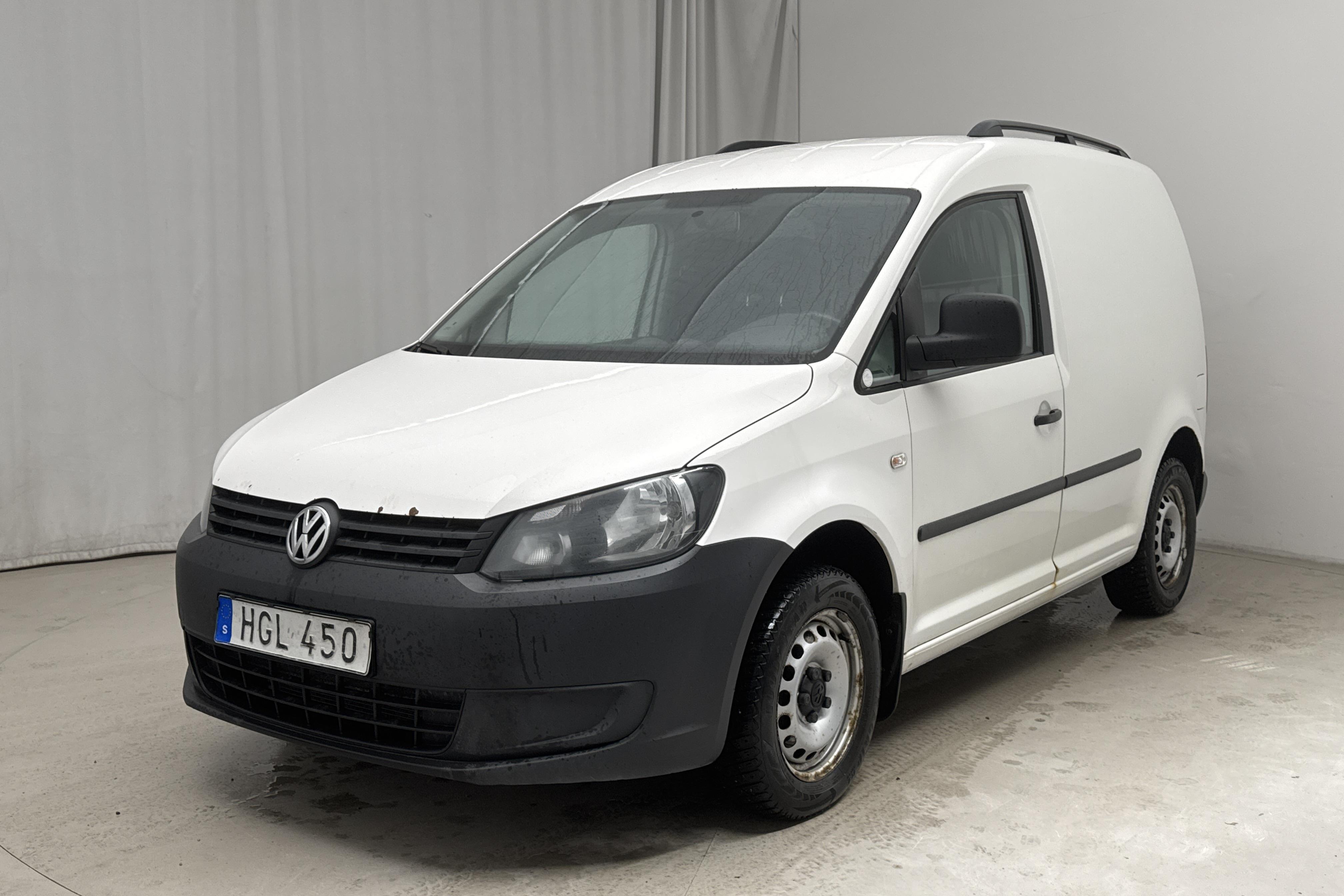 VW Caddy 1.6 TDI Skåp (102hk) - 190 870 km - Automaattinen - valkoinen - 2015