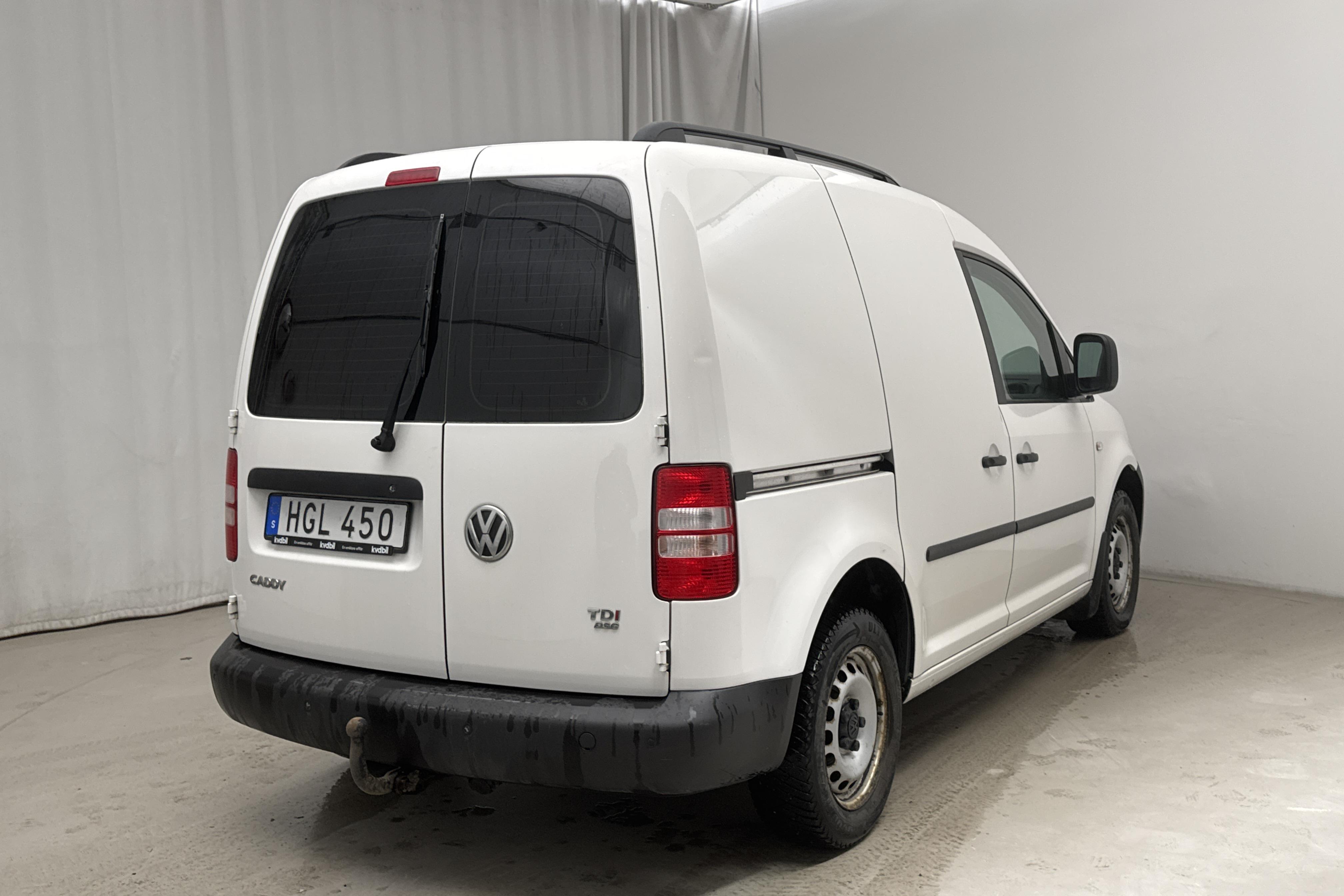 VW Caddy 1.6 TDI Skåp (102hk) - 190 870 km - Automaattinen - valkoinen - 2015