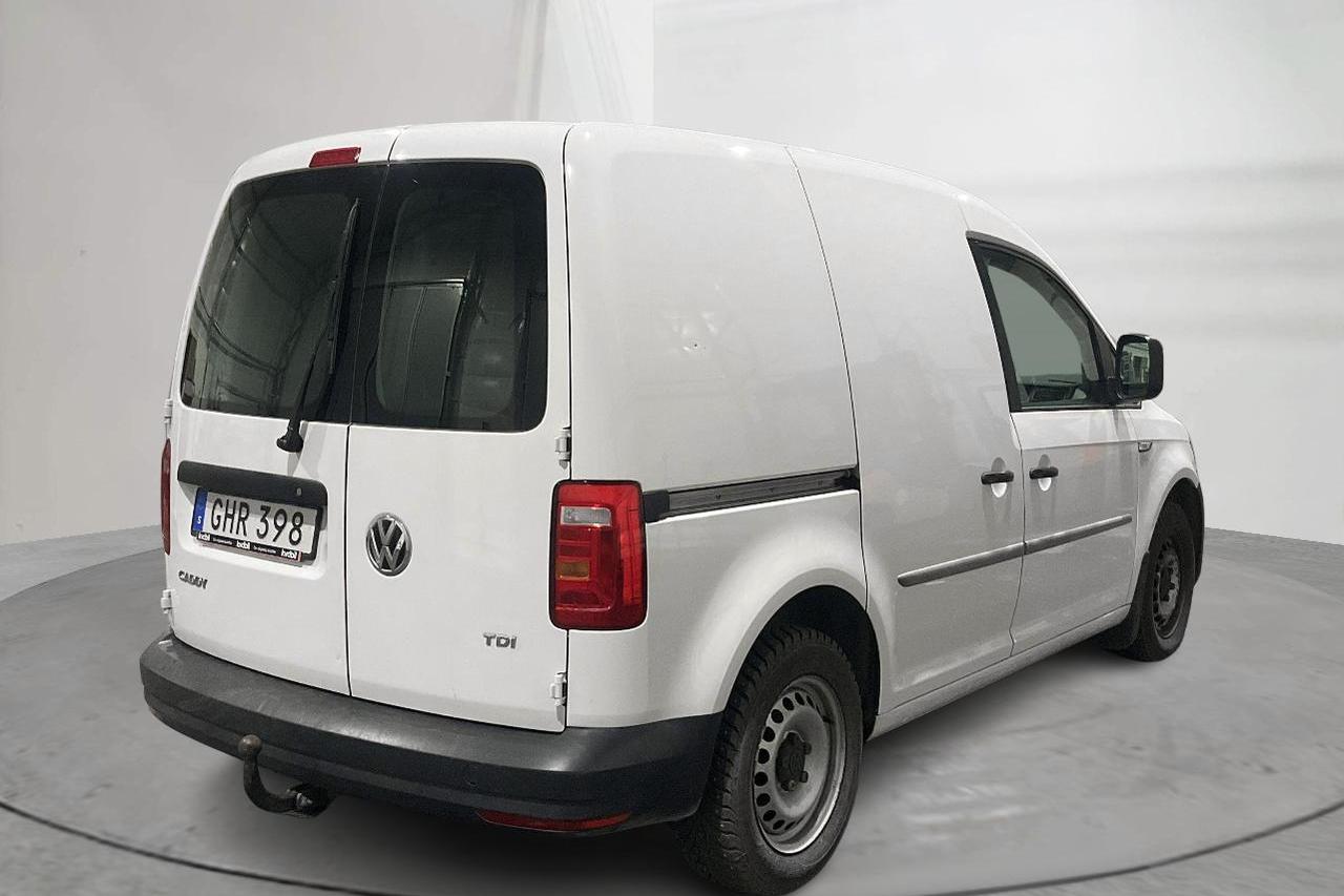 VW Caddy 2.0 TDI Skåp (102hk) - 98 680 km - Automaatne - valge - 2017