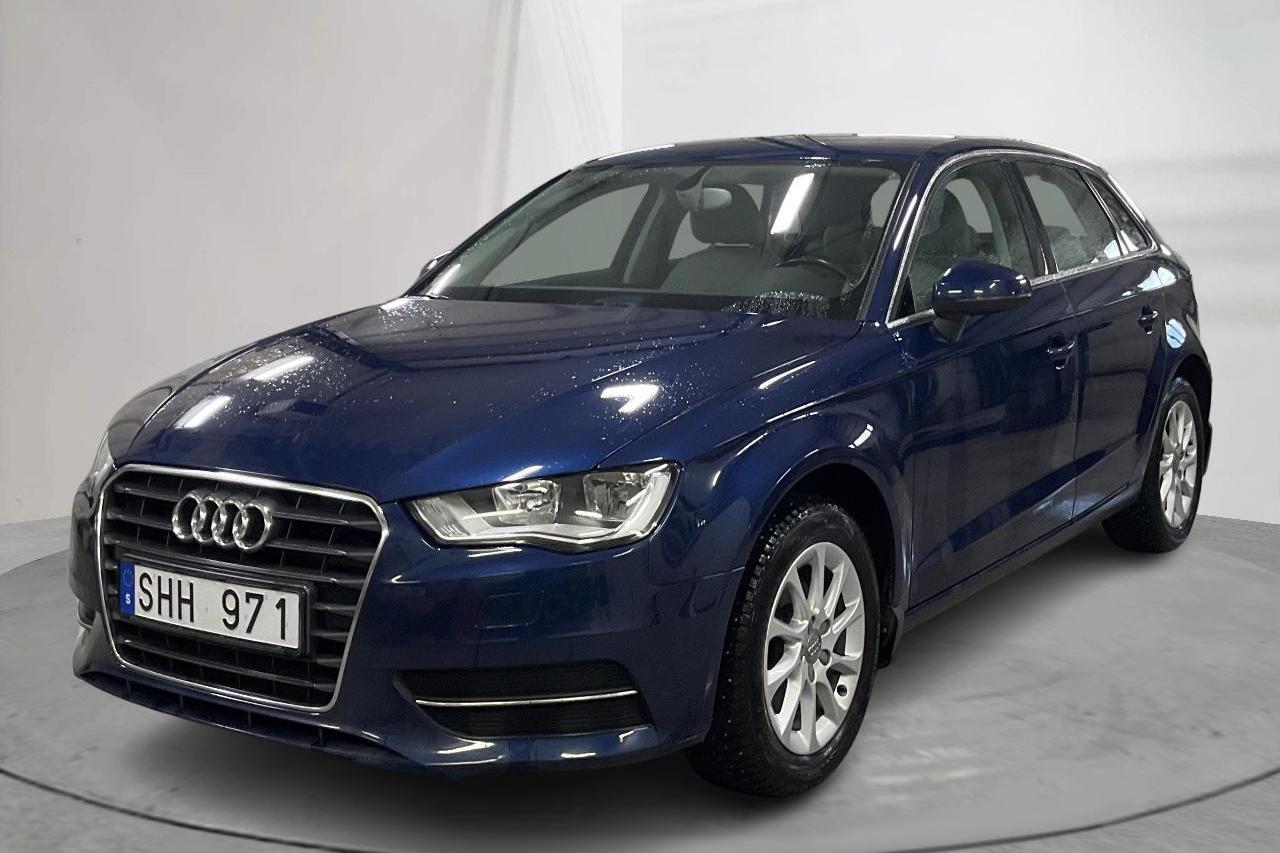 Audi A3 2.0 TDI Sportback (150hk) - 123 050 km - Automatyczna - niebieski - 2013