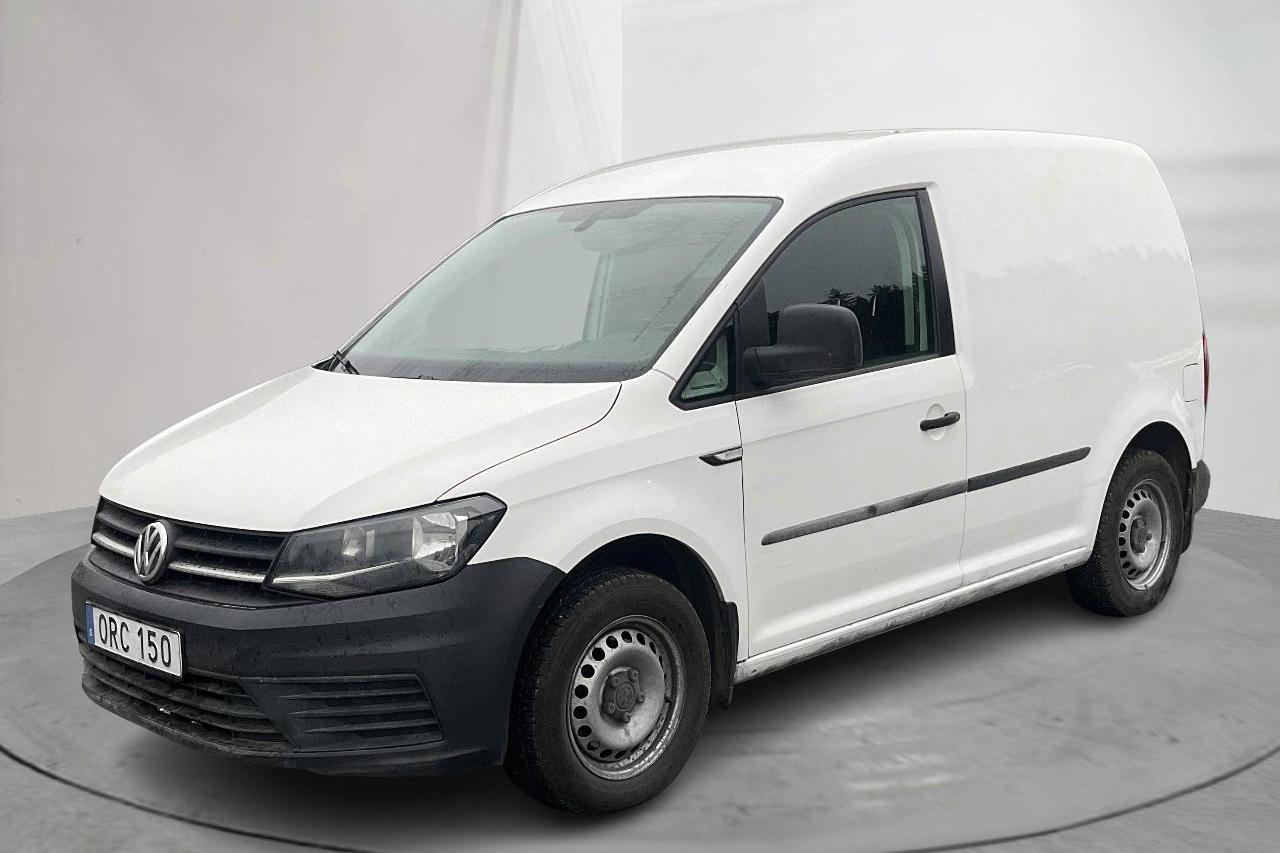 VW Caddy 1.6 TDI Skåp (102hk) - 8 659 mil - Automat - vit - 2016