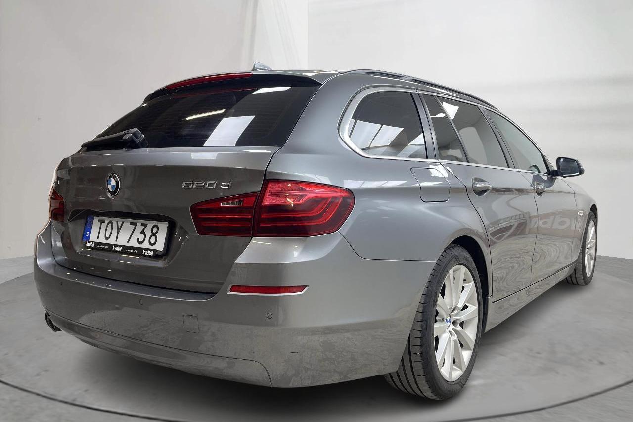 BMW 520d xDrive Touring, F11 (190hk) - 28 119 mil - Automat - grå - 2015