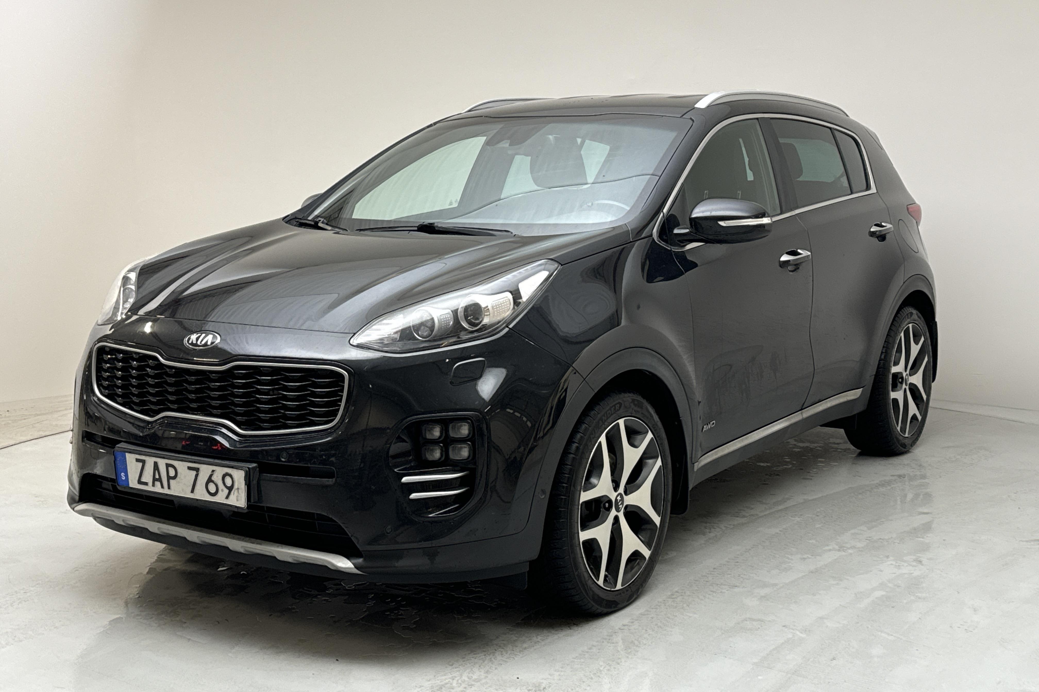 KIA Sportage 2.0 CRDi AWD (184hk) - 166 580 km - Automatyczna - czarny - 2017