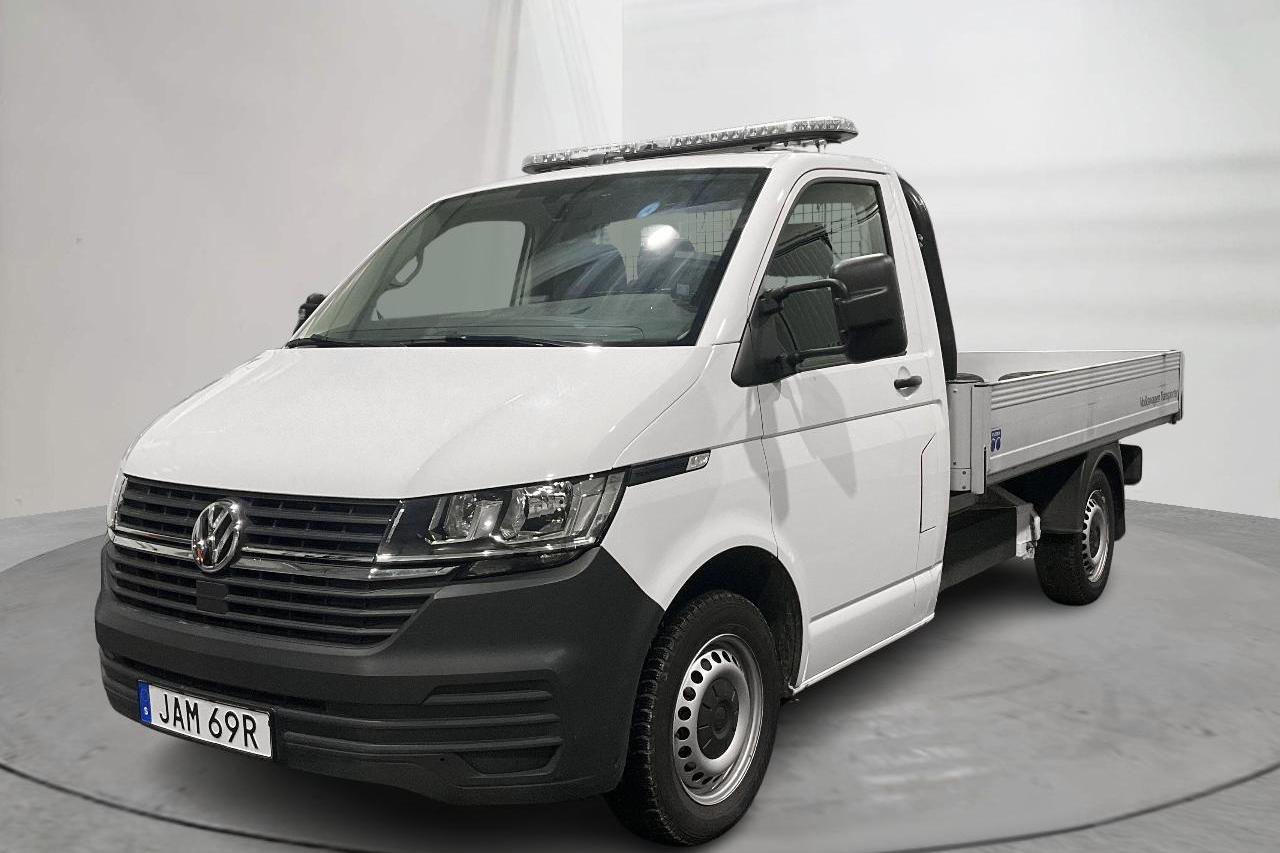 VW Transporter T6 2.0 TDI BMT (150hk) - 18 920 km - Automatyczna - biały - 2024