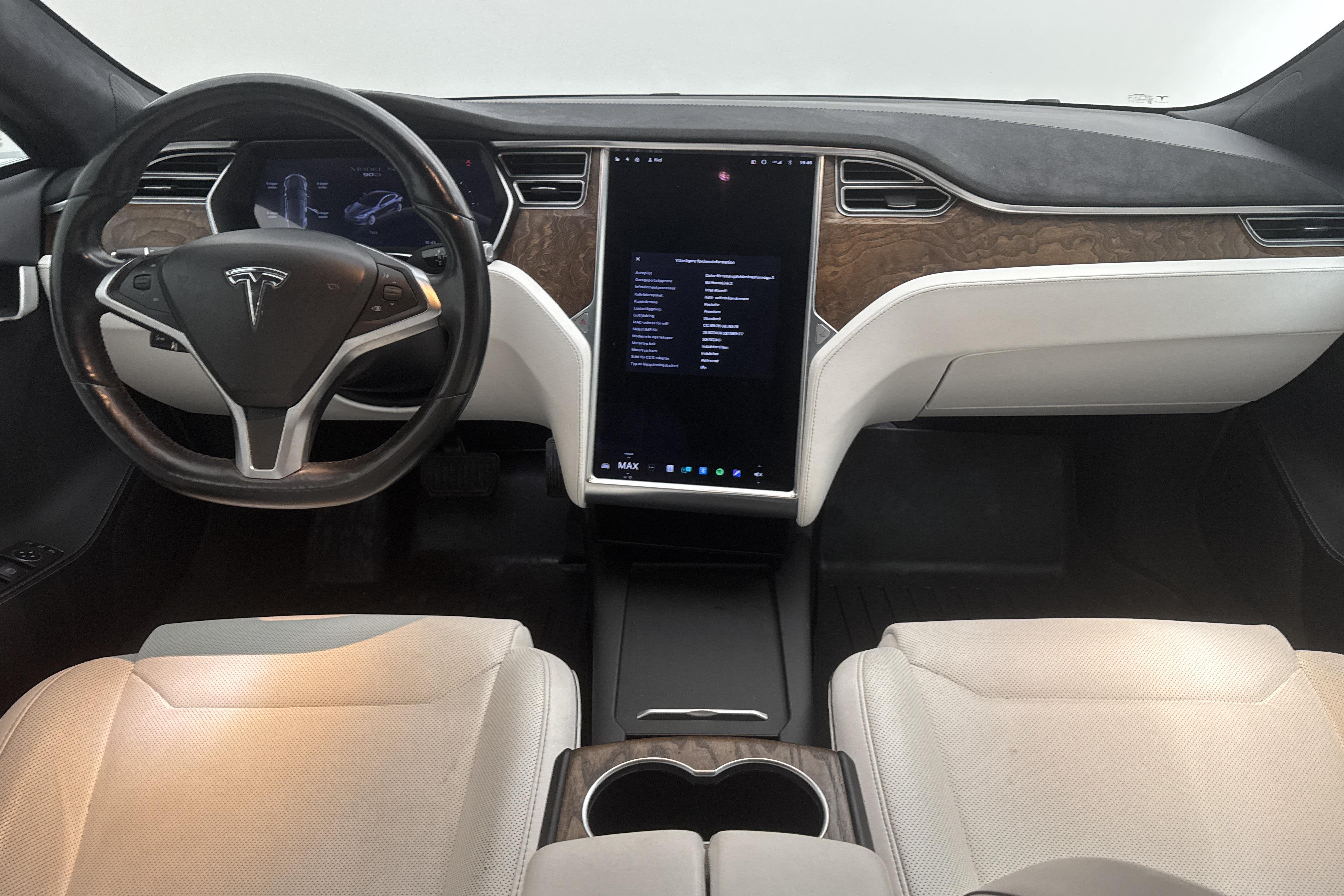 Tesla Model S 90D - 18 594 mil - Automat - grå - 2017