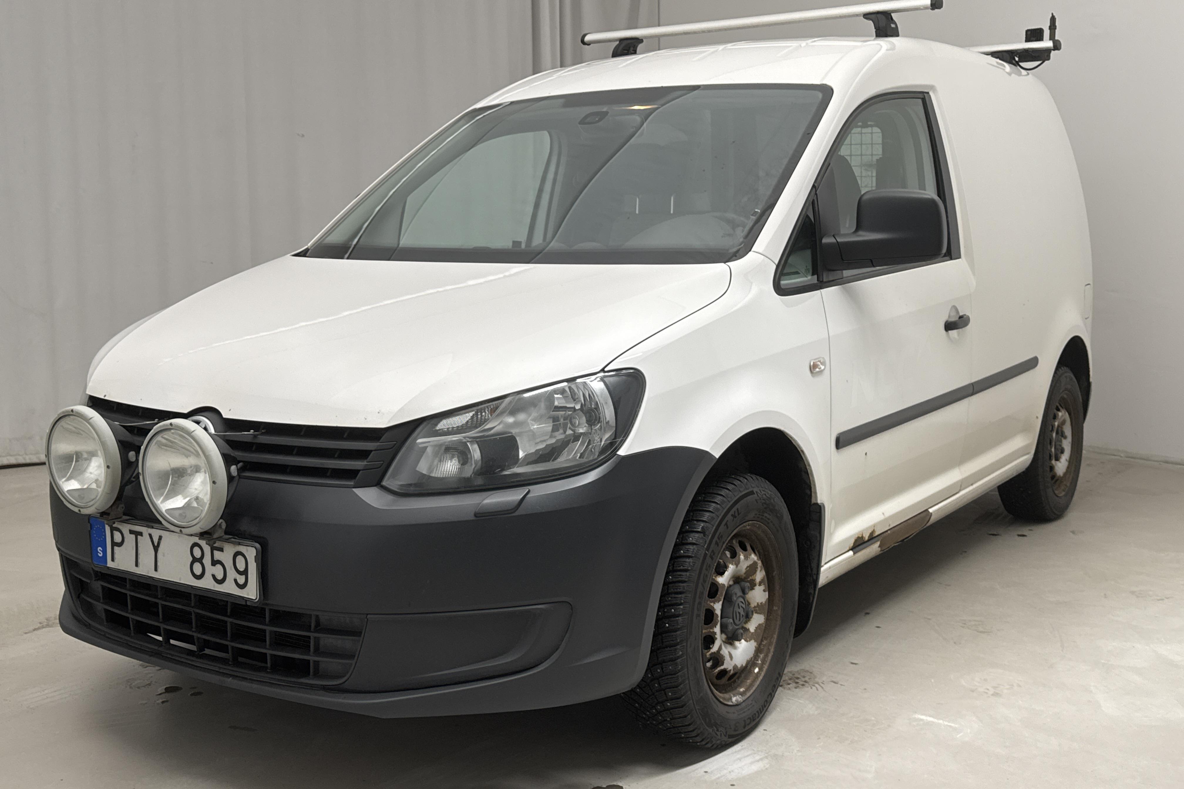 VW Caddy 1.6 TDI Skåp (102hk) - 25 452 mil - Manuell - vit - 2012