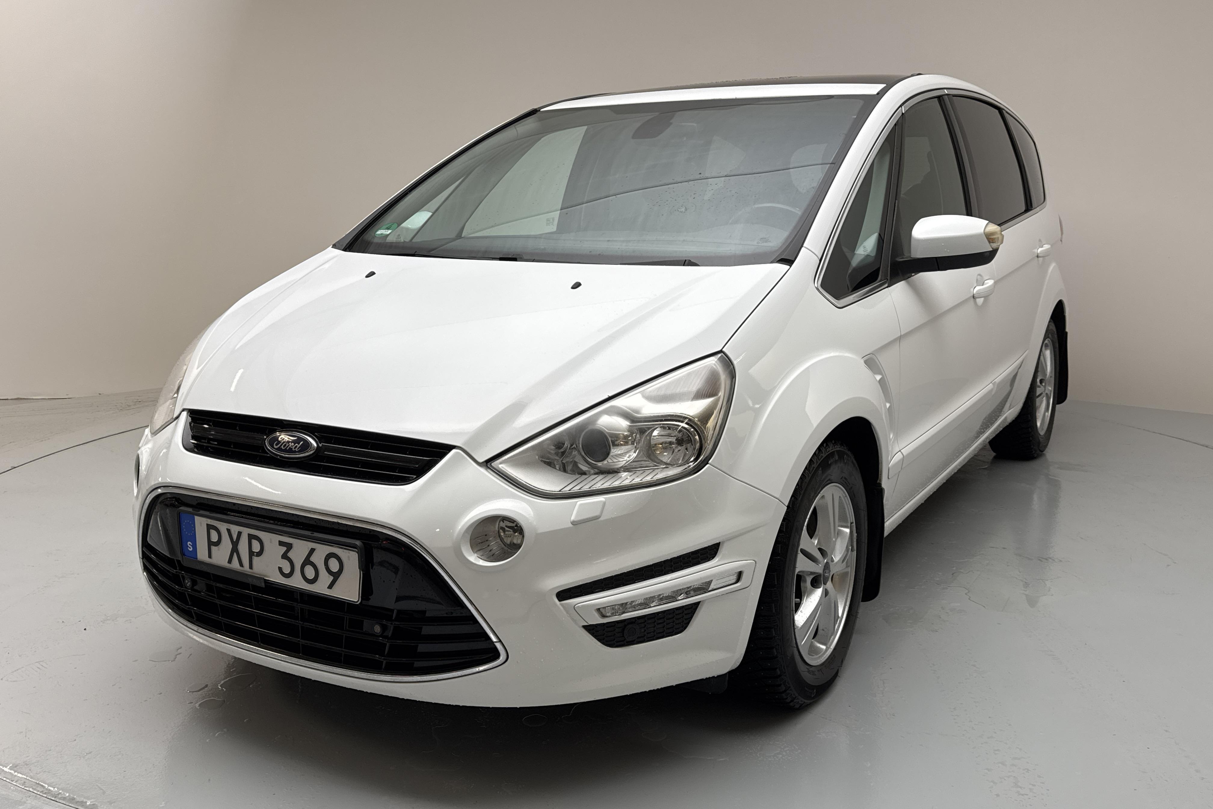 Ford S-MAX 2.0 Duratorq TDCi (163hk) - 231 920 km - Automatic - white - 2015