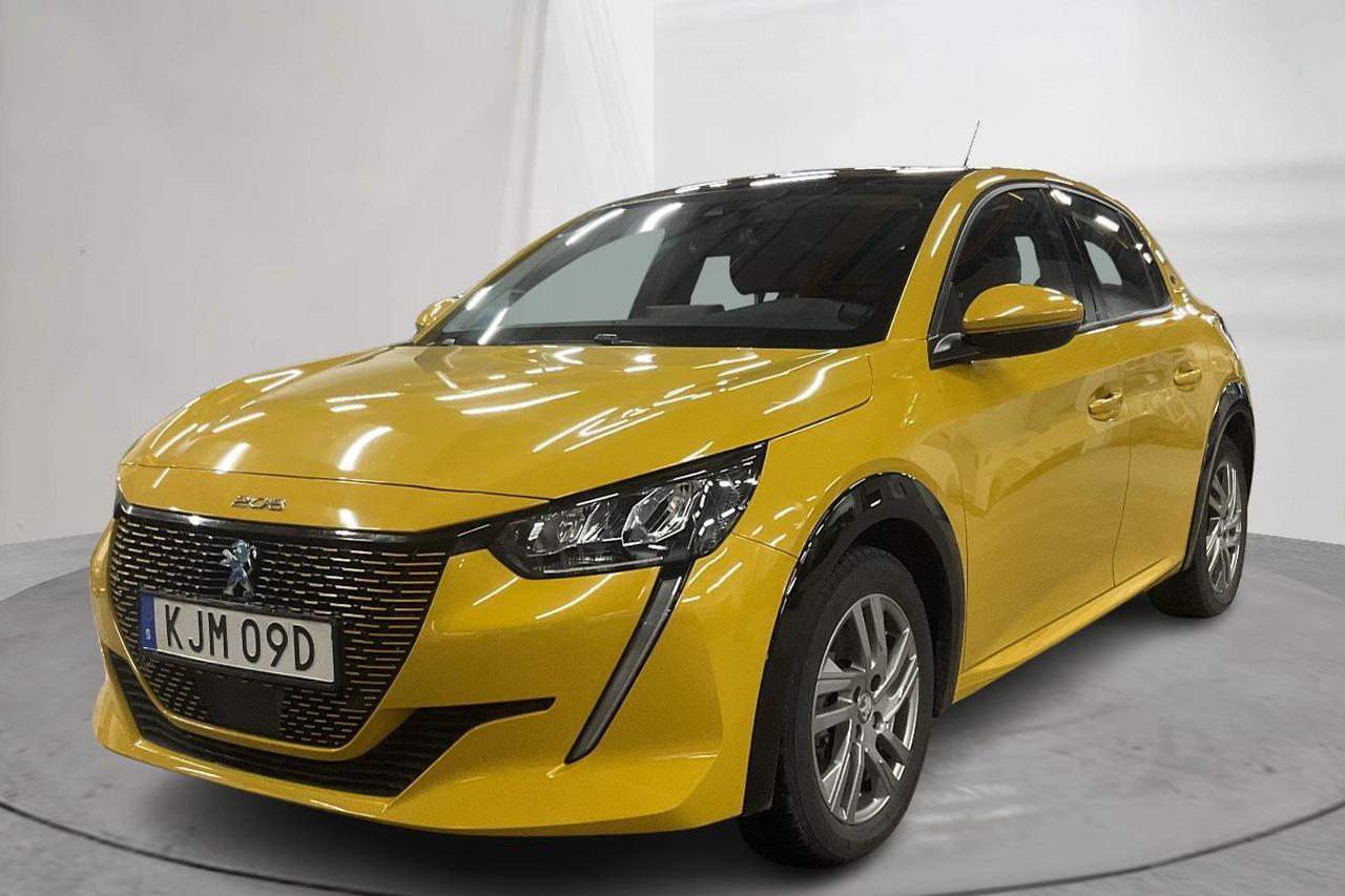 Peugeot e-208 50 kWh 5dr (136hk) - 5 204 mil - Automat - gul - 2020