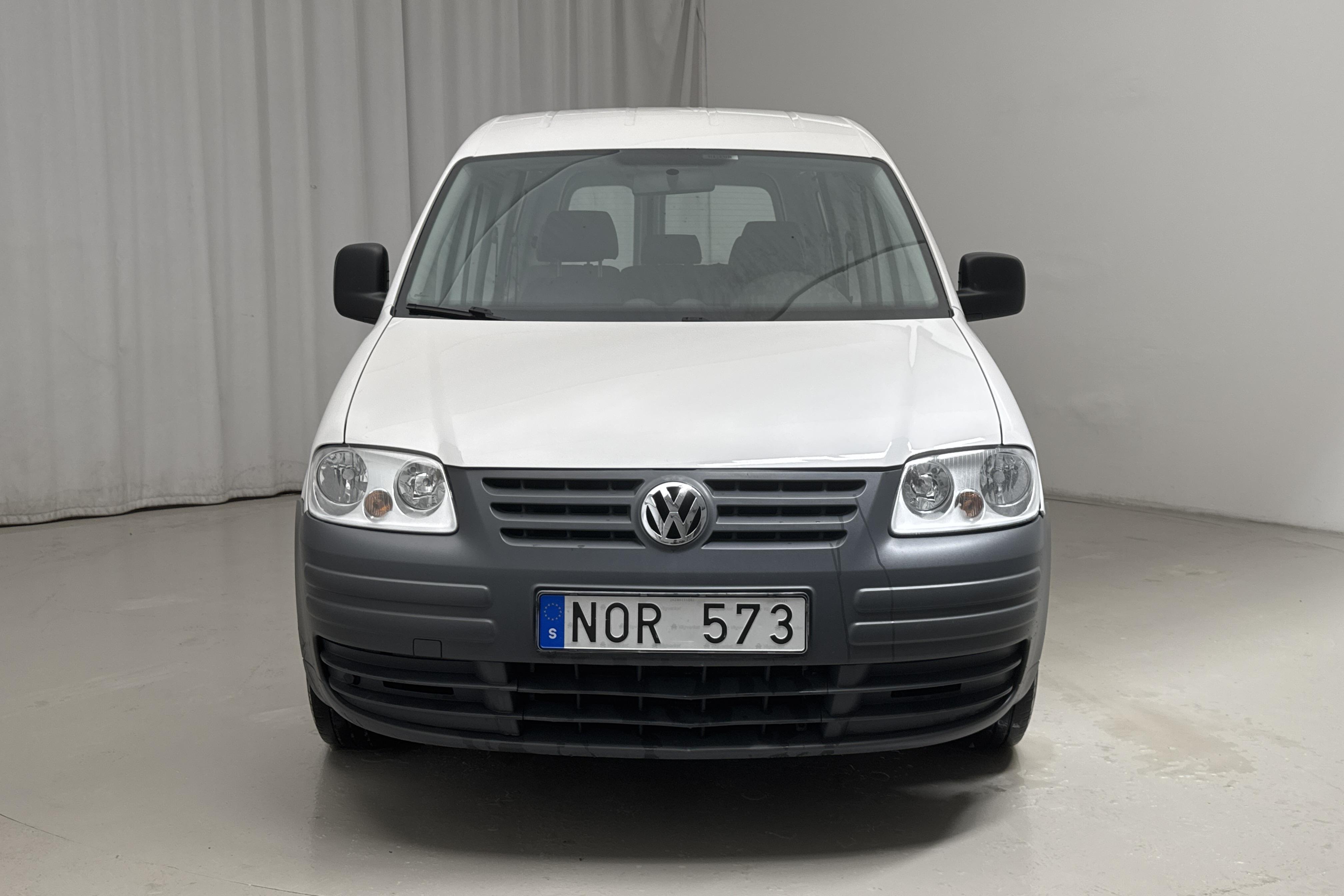 VW Caddy Life 2.0 EcoFuel (109hk) - 122 340 km - Manuaalinen - valkoinen - 2008