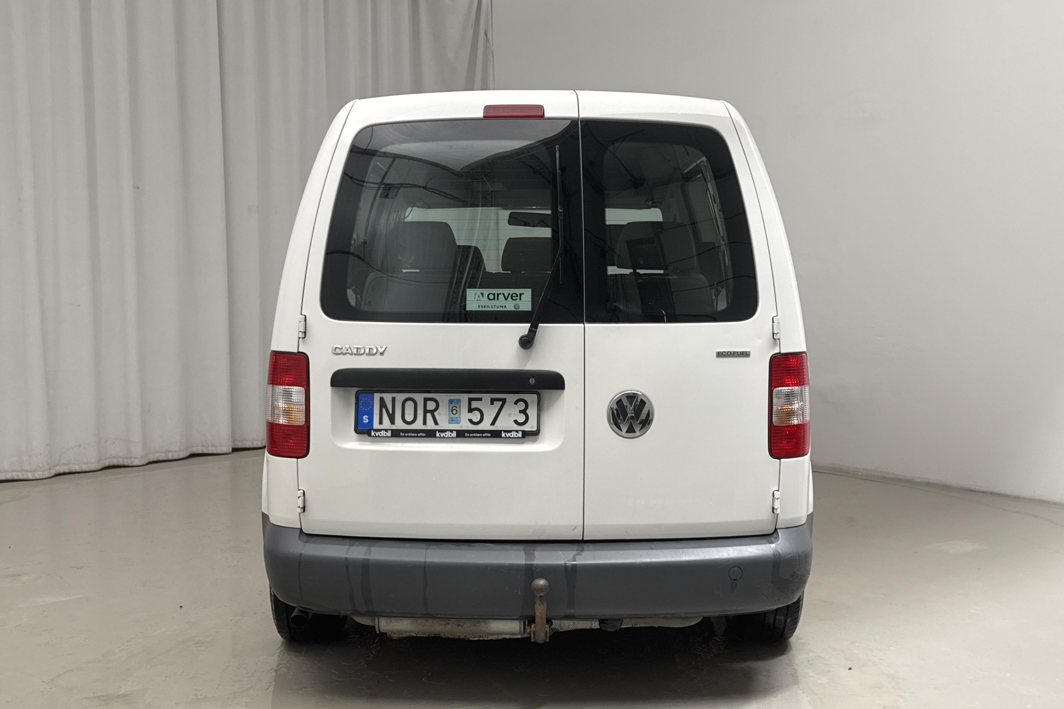 VW Caddy Life 2.0 EcoFuel (109hk) - 122 340 km - Manuaalinen - valkoinen - 2008