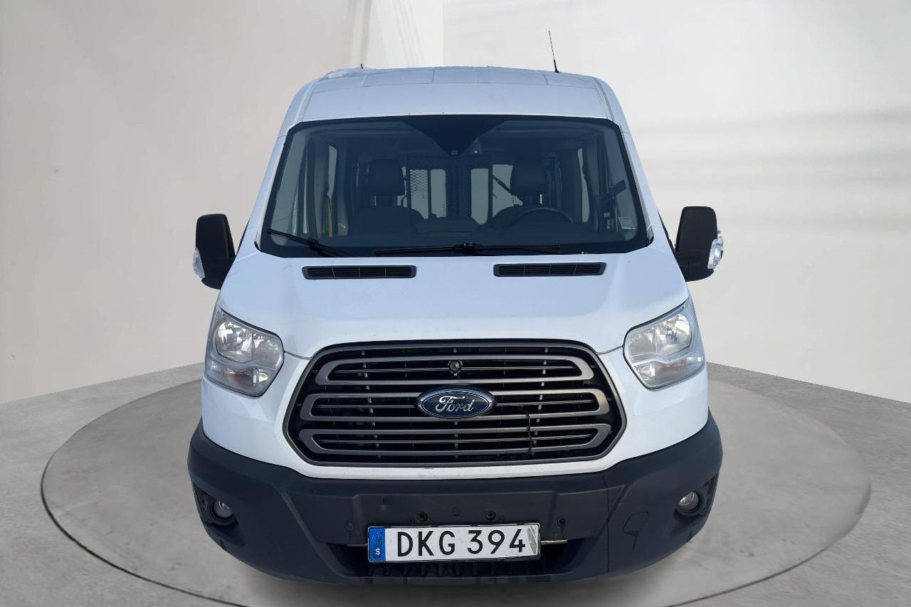 Ford Transit 350 2.0 TDCi 2WD Kombi (130hk) - 387 860 km - Manuaalinen - valkoinen - 2016