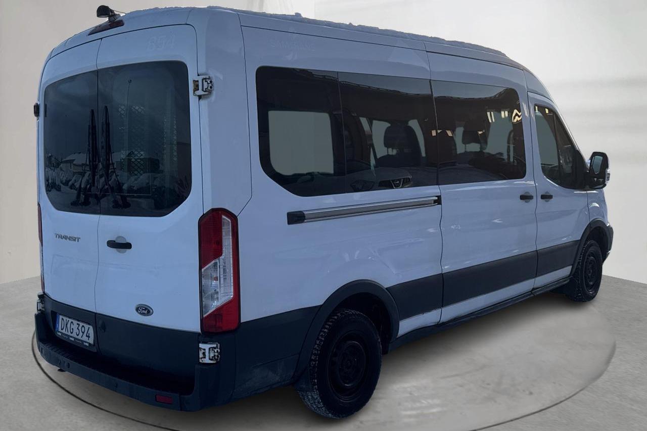 Ford Transit 350 2.0 TDCi 2WD Kombi (130hk) - 387 860 km - Manuaalinen - valkoinen - 2016