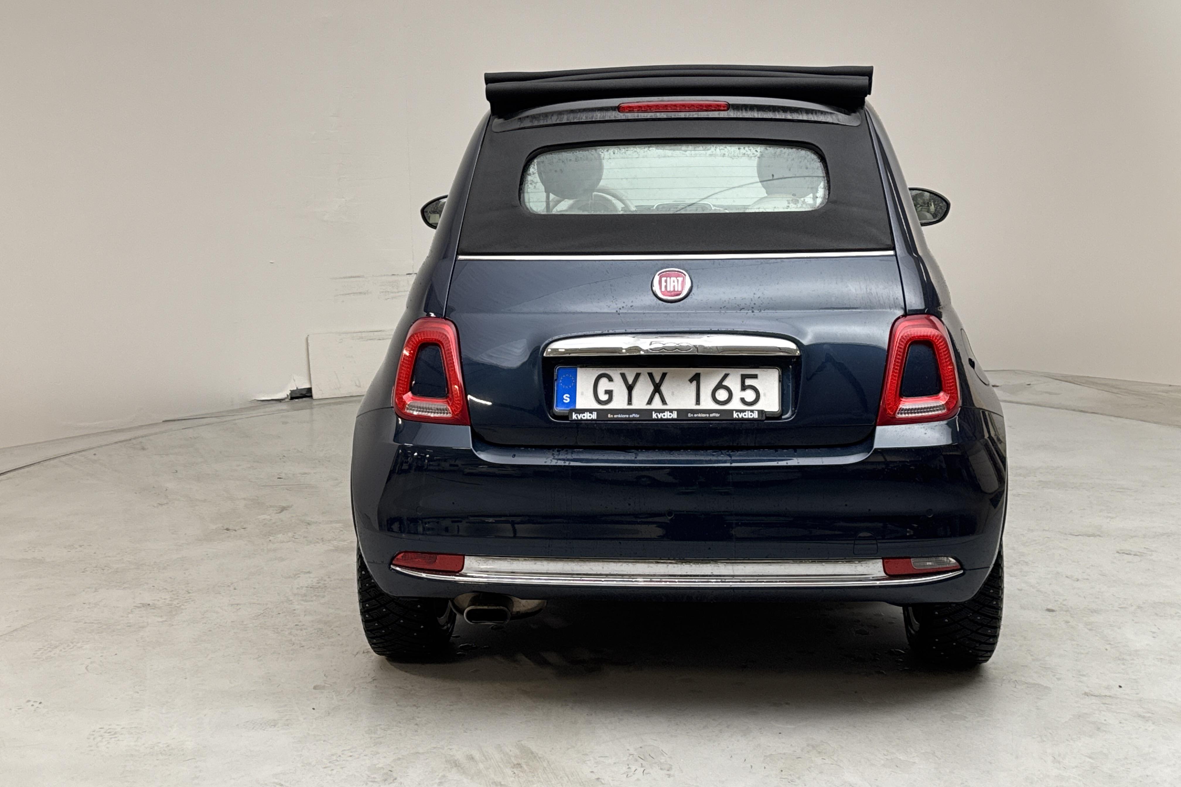 Fiat 500C 1.2 (69hk) - 5 879 mil - Manuell - blå - 2017