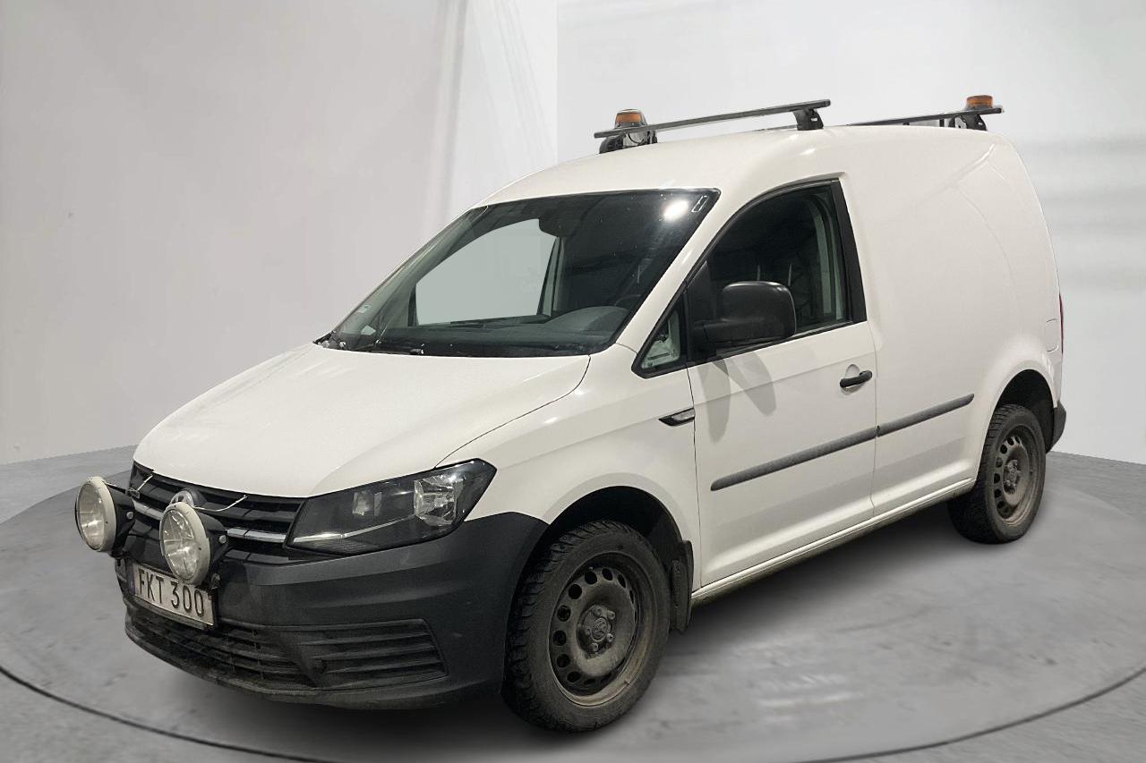 VW Caddy 2.0 TDI Skåp 4MOTION (122hk) - 13 642 mil - Manuell - vit - 2018