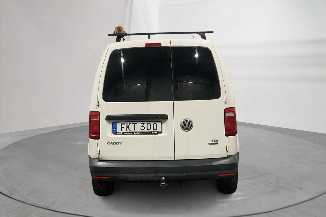 VW Caddy 2.0 TDI Skåp 4MOTION (122hk) - 13 642 mil - Manuell - vit - 2018