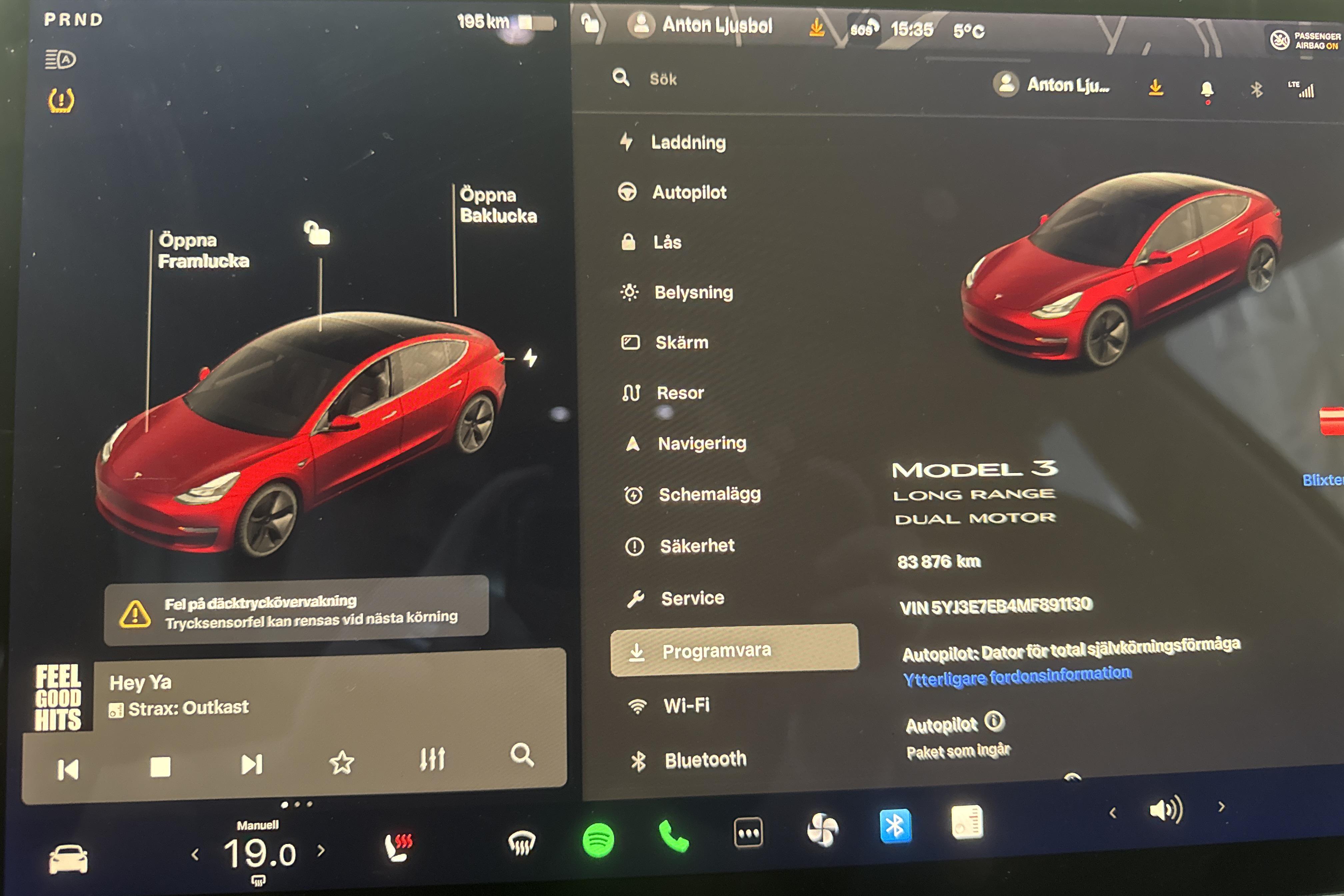 Tesla Model 3 Long Range Dual Motor AWD - 8 387 mil - Automat - vit - 2021