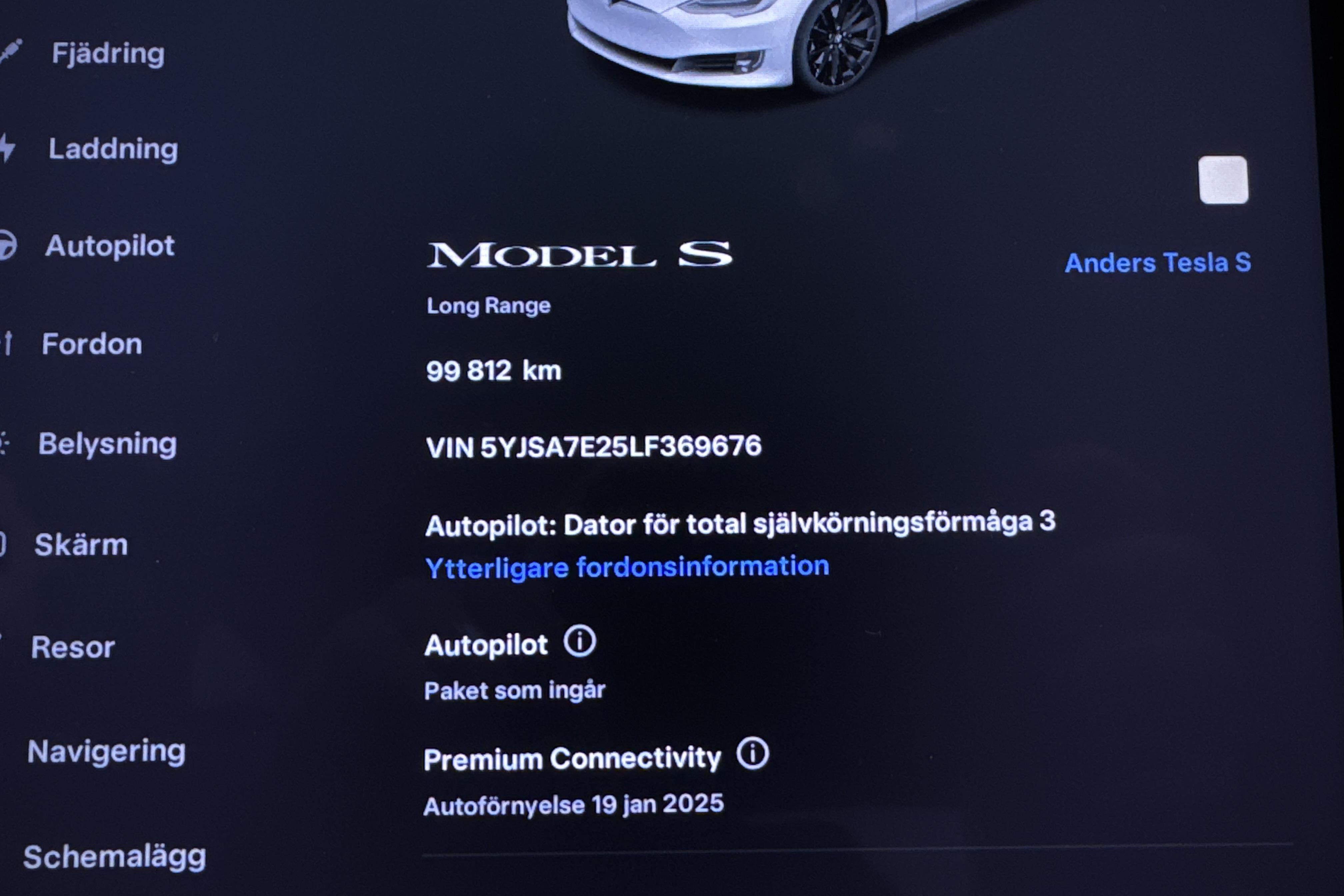 Tesla Model S Dual Motor Long Range AWD - 99 810 km - Automatyczna - biały - 2020