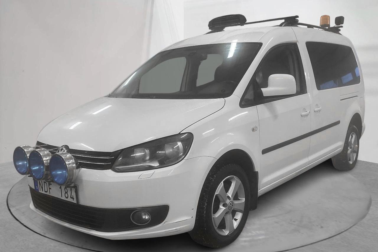 VW Caddy Maxi Kombi 2.0 TDI 4Motion (110hk) - 9 828 mil - Manuell - vit - 2013