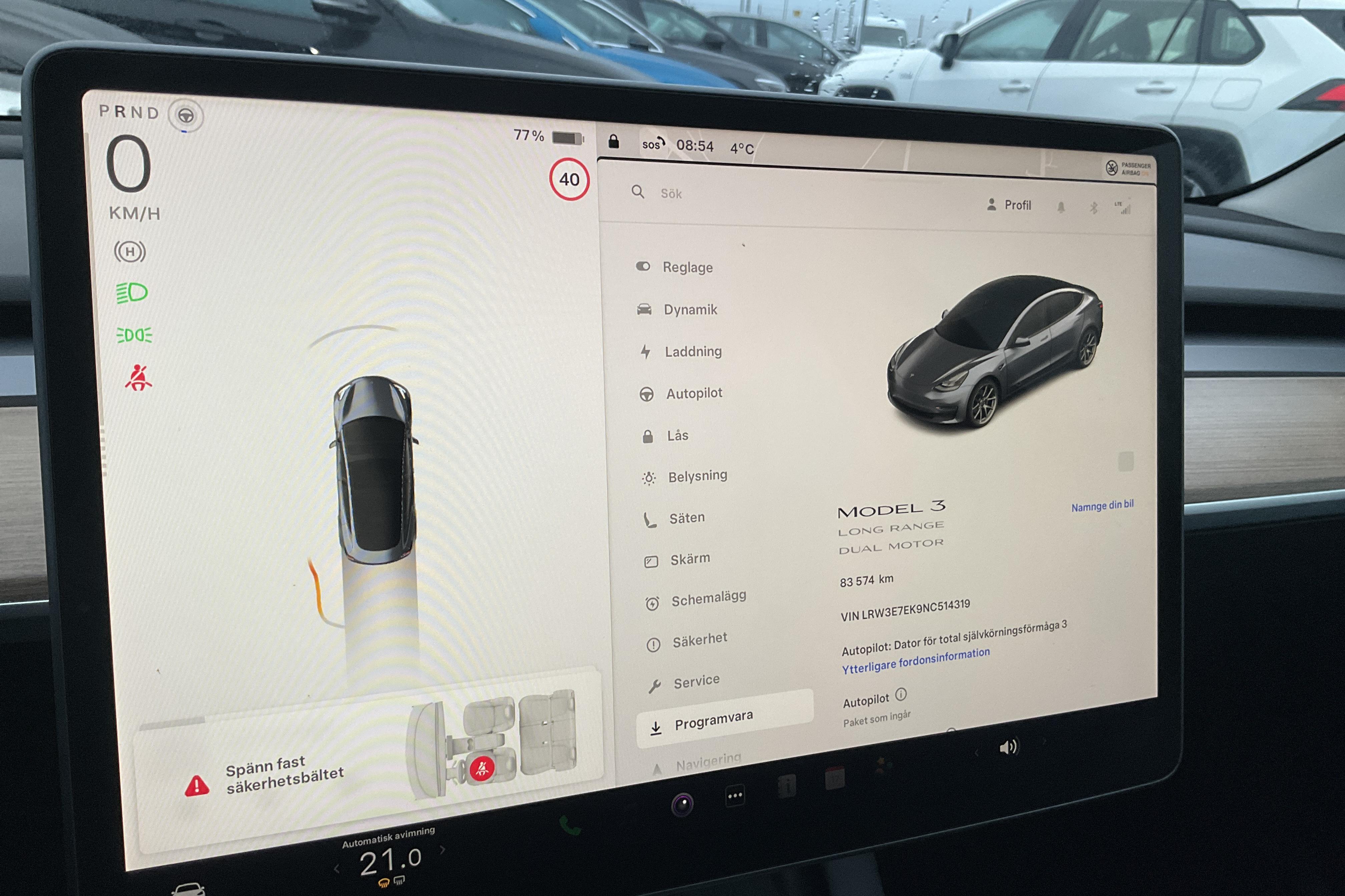 Tesla Model 3 Long Range Dual Motor AWD - 8 358 mil - Automat - grå - 2022