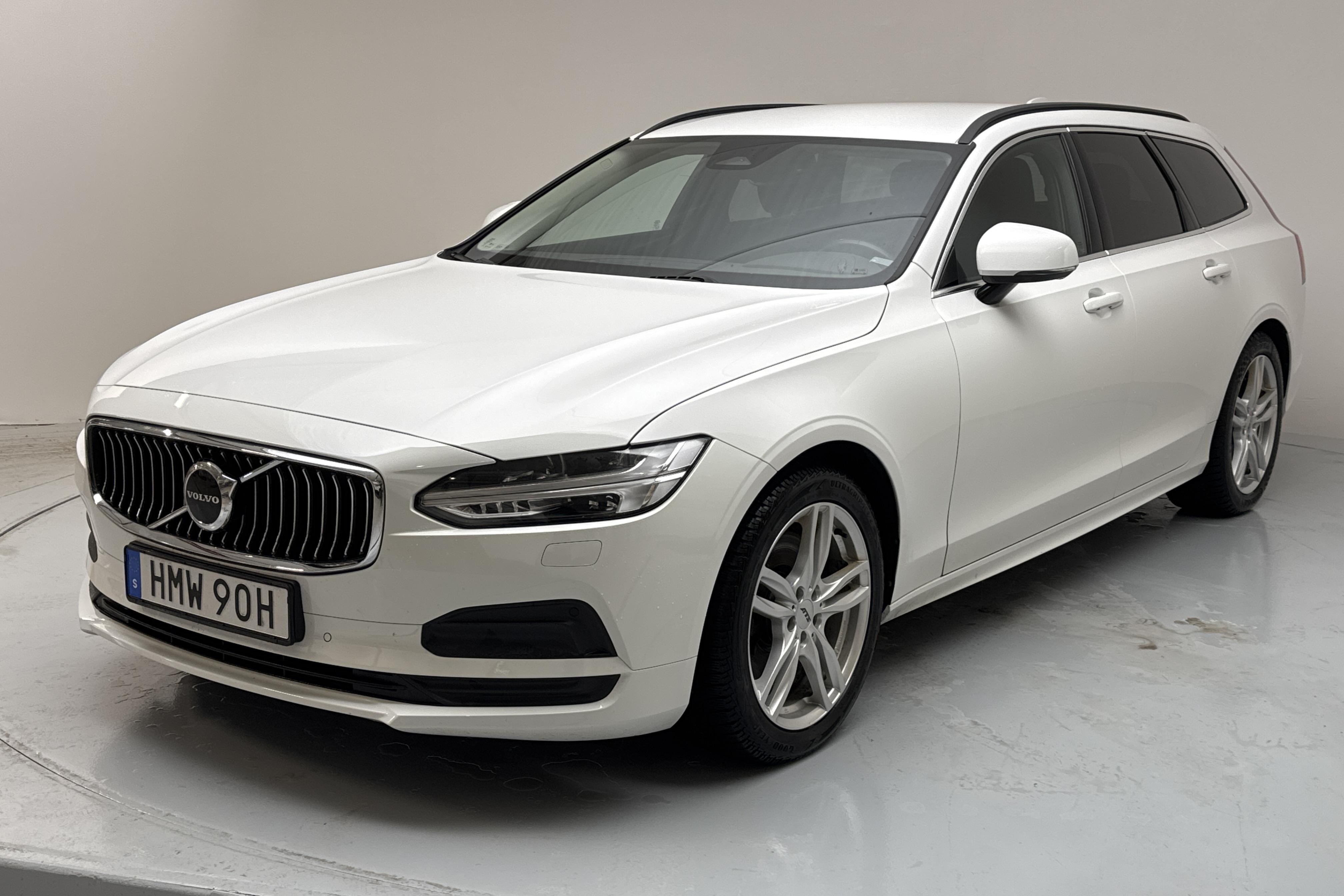 Volvo V90 B4 Mildhybrid, Diesel (190hk) - 155 390 km - Automatic - white - 2022