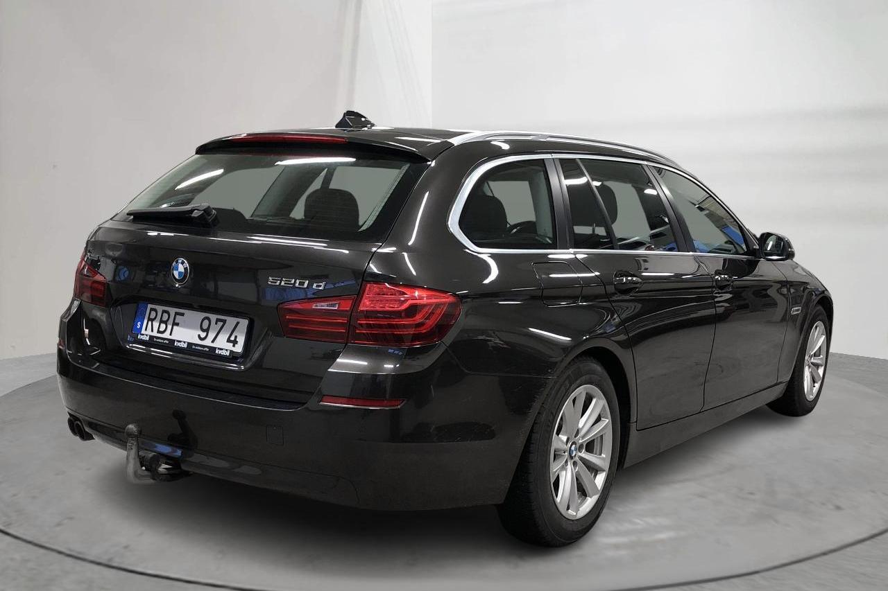 BMW 520d xDrive Touring, F11 (184hk) - 19 519 mil - Automat - brun - 2014