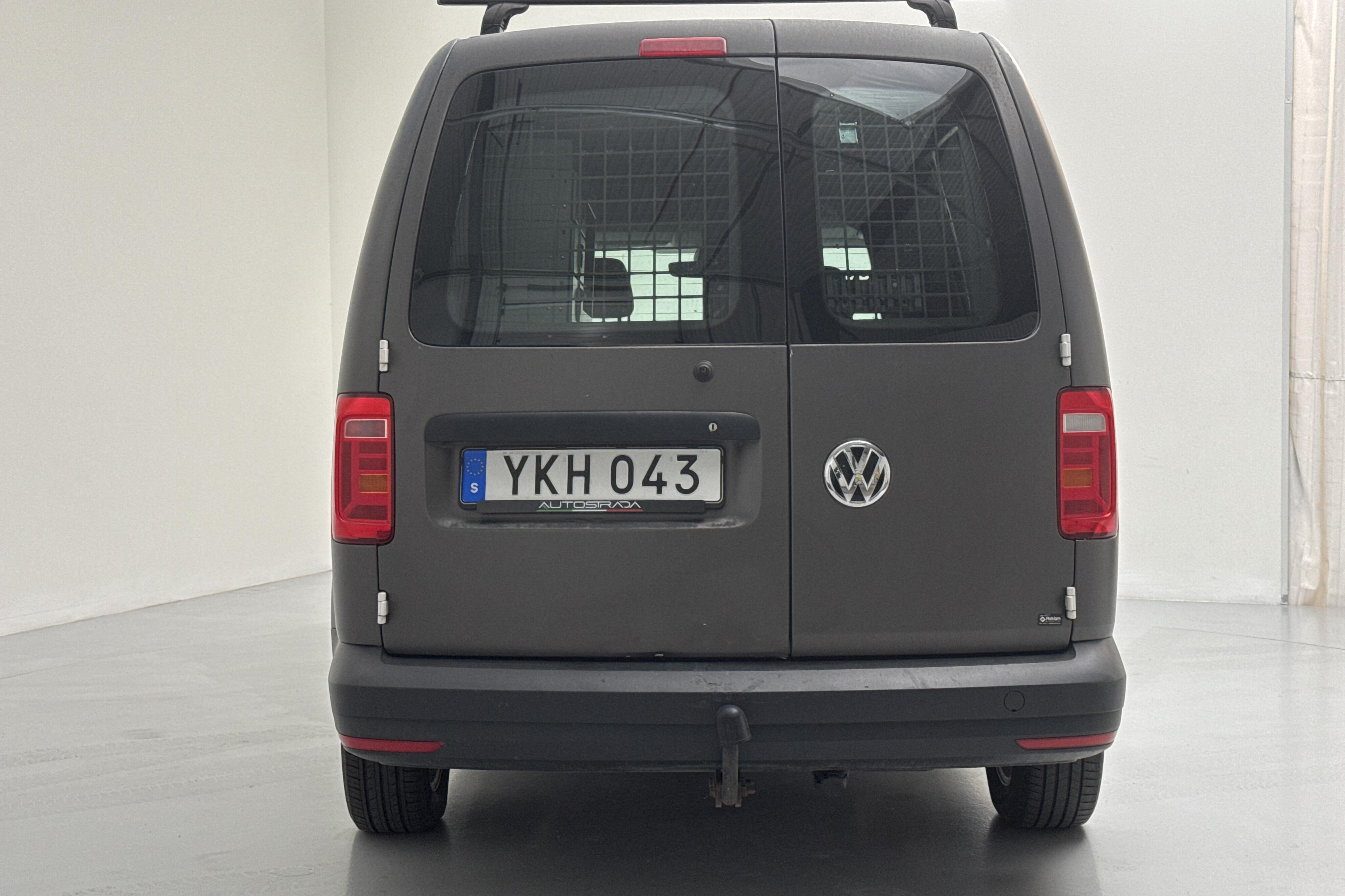 VW Caddy 1.4 TGI Maxi Skåp (110hk) - 10 653 mil - Manuell - vit - 2017