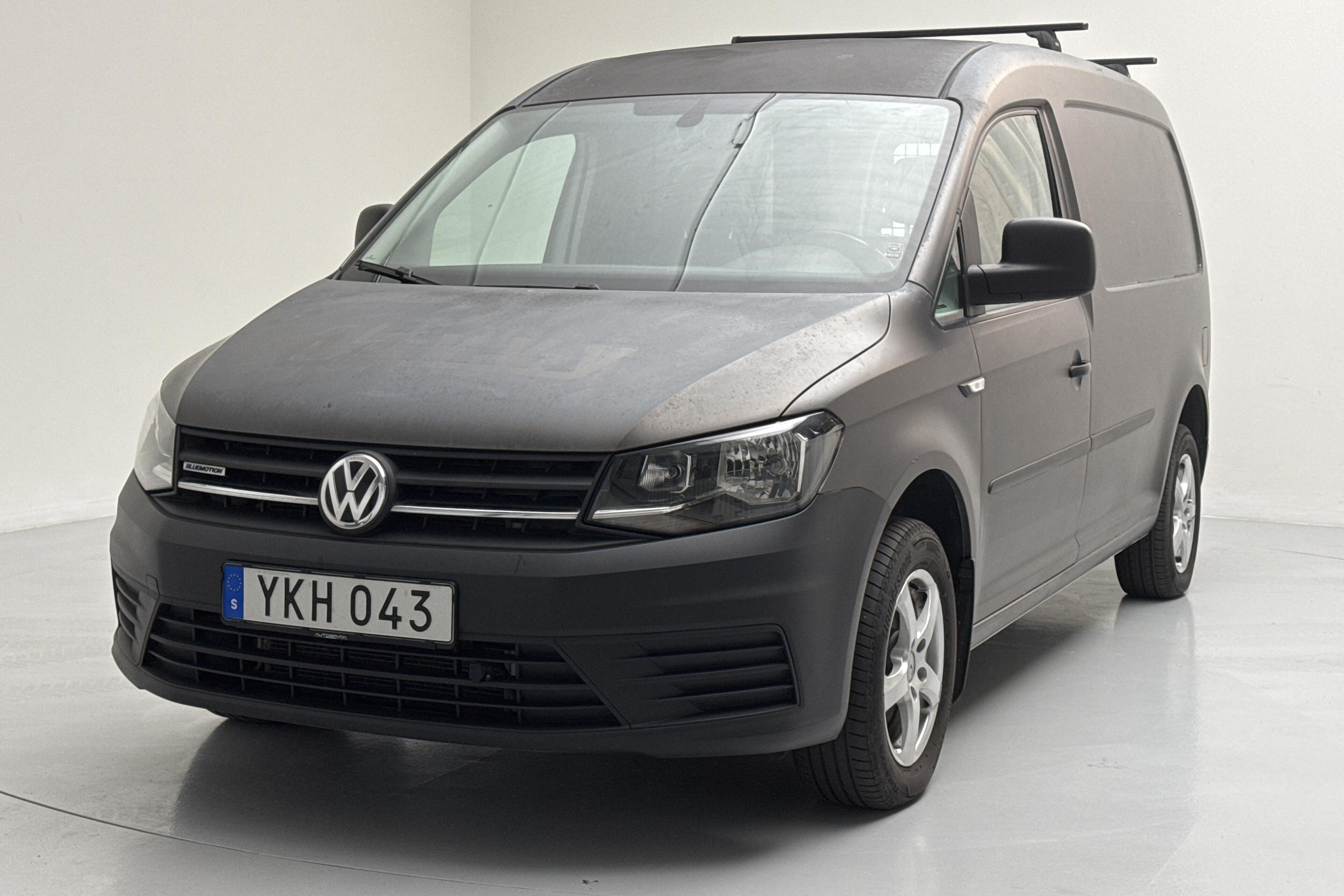 VW Caddy 1.4 TGI Maxi Skåp (110hk) - 10 653 mil - Manuell - vit - 2017