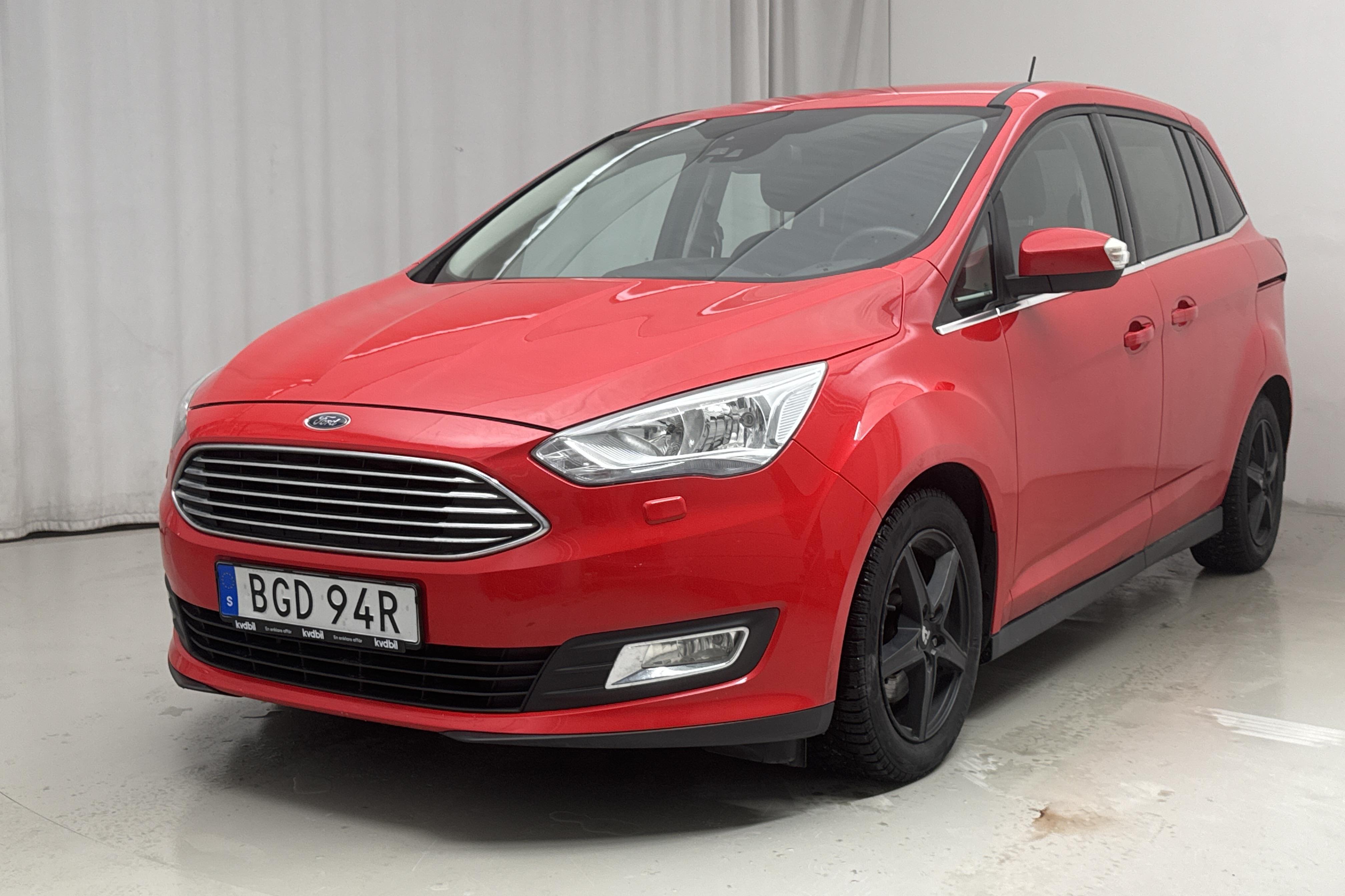 Ford Grand C-MAX 1.0 EcoBoost (100hk) - 7 399 mil - Manuell - röd - 2019