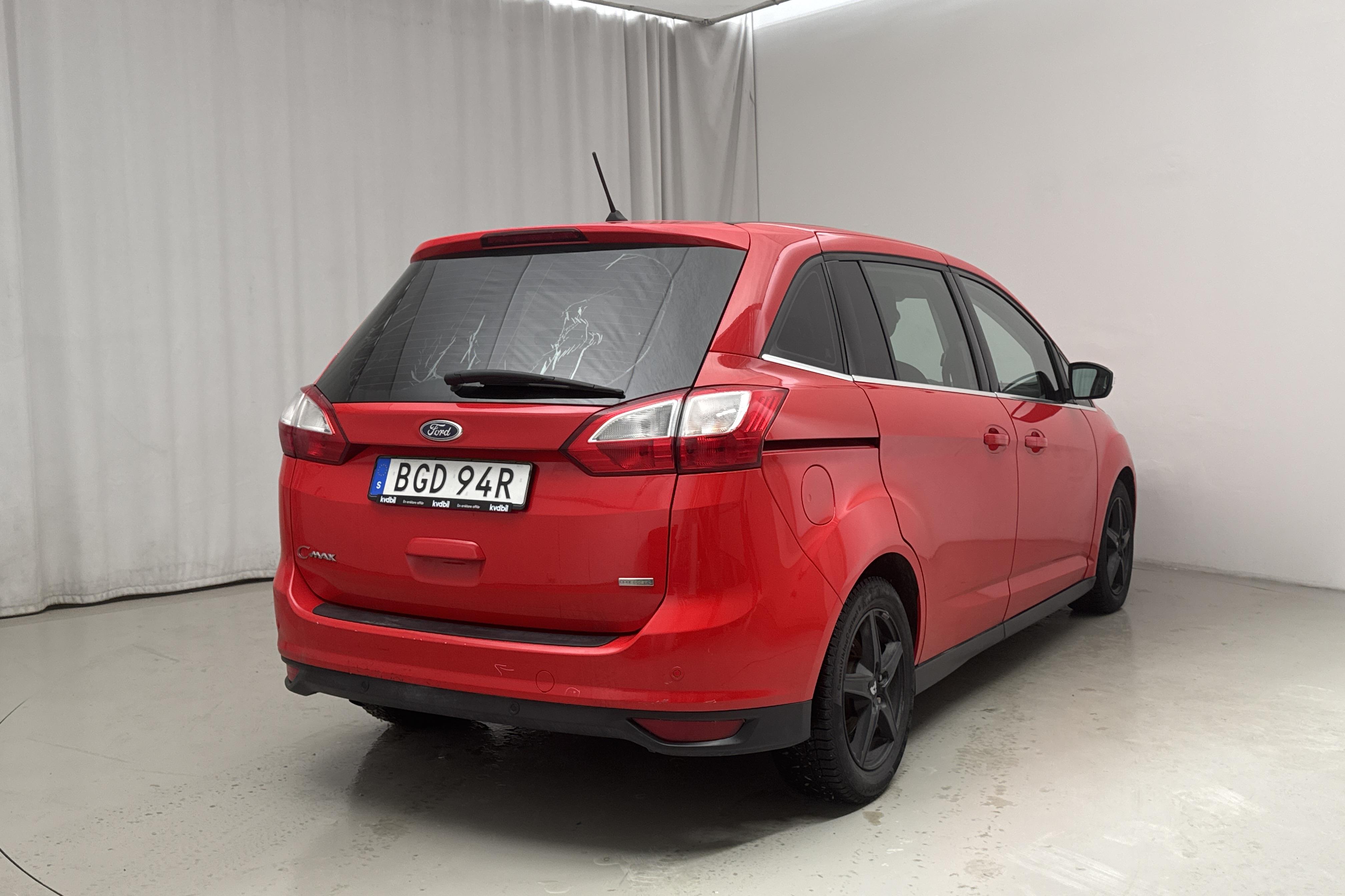 Ford Grand C-MAX 1.0 EcoBoost (100hk) - 7 399 mil - Manuell - röd - 2019