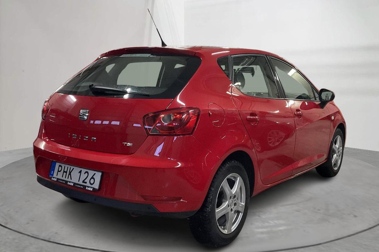 Seat Ibiza 1.2 TSI 5dr (90hk) - 7 718 mil - Manuell - röd - 2017