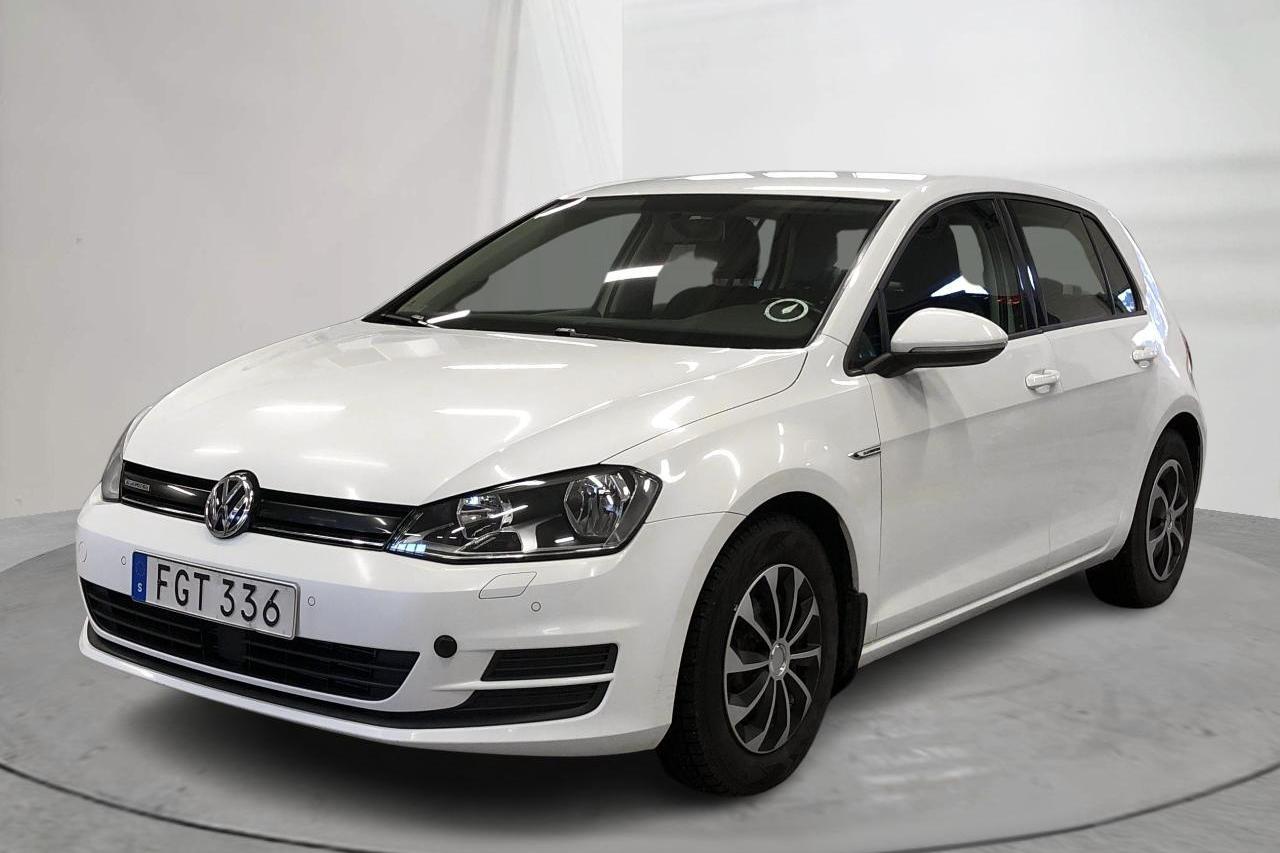 VW Golf VII 1.4 TGI 5dr (110hk) - 15 348 mil - Automat - vit - 2014