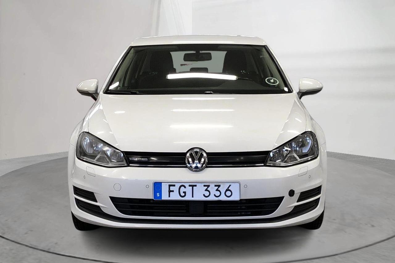 VW Golf VII 1.4 TGI 5dr (110hk) - 15 348 mil - Automat - vit - 2014