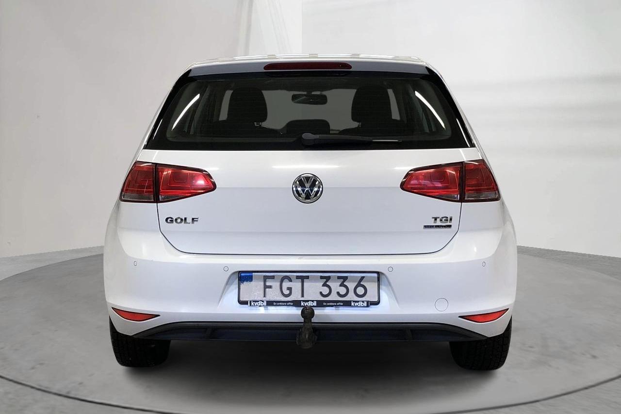 VW Golf VII 1.4 TGI 5dr (110hk) - 15 348 mil - Automat - vit - 2014