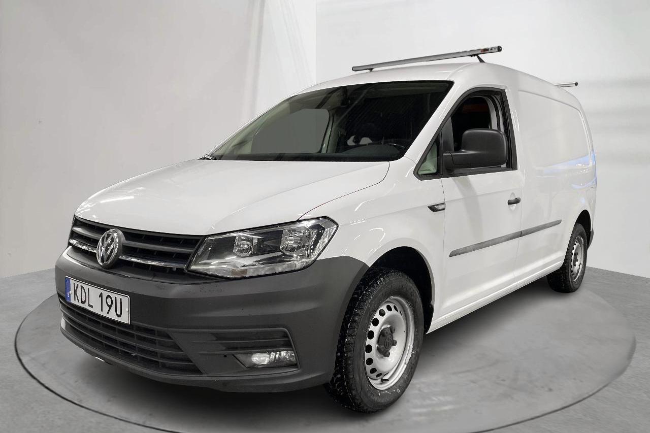 VW Caddy 2.0 TDI Maxi Skåp (102hk) - 8 255 mil - Automat - vit - 2020