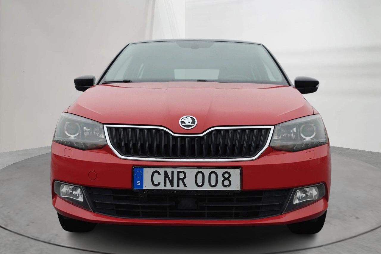 Skoda Fabia 1.2 TSI (90hk) - 19 413 mil - Manuell - röd - 2016