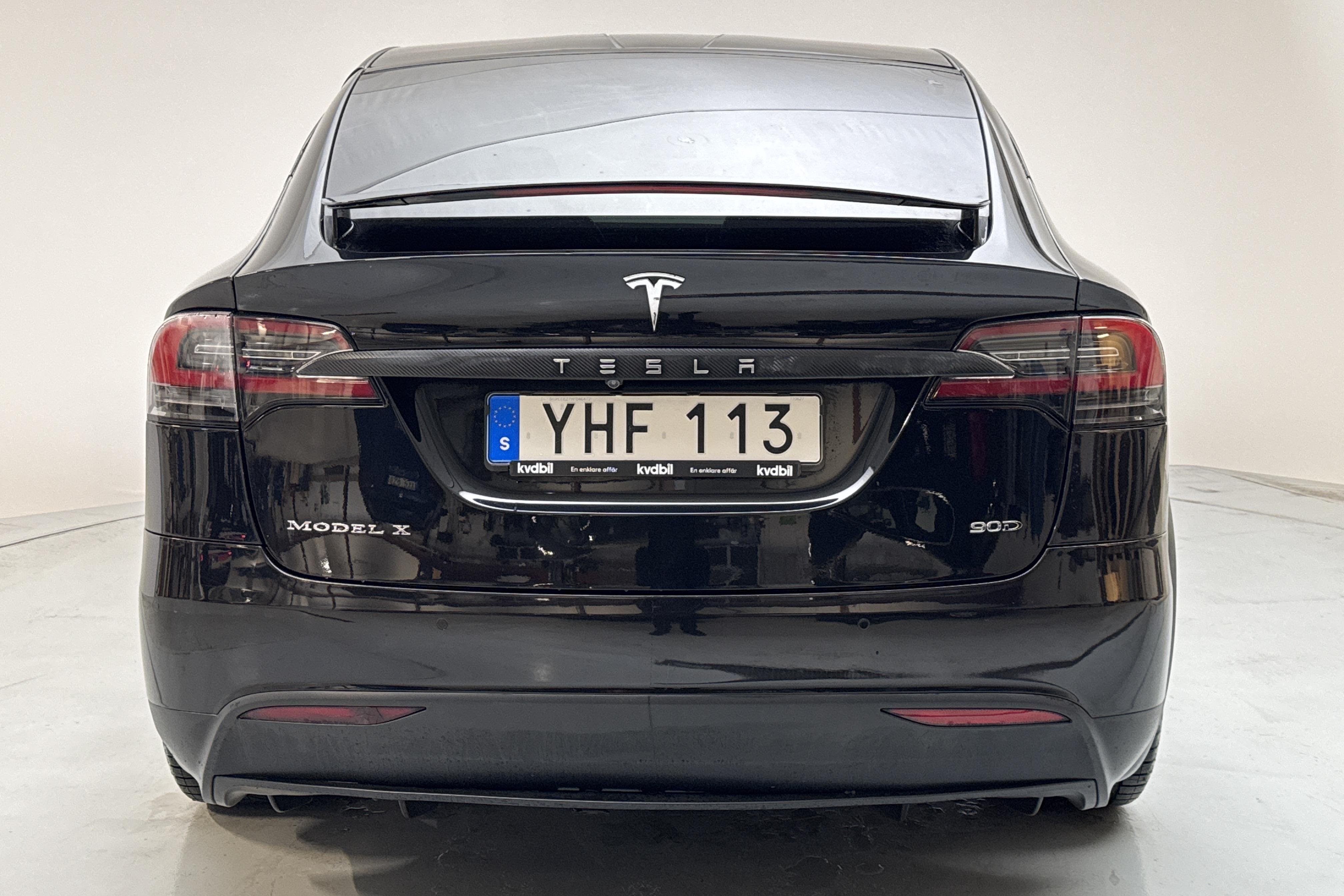 Tesla Model X 90D - 25 827 mil - Automat - svart - 2017